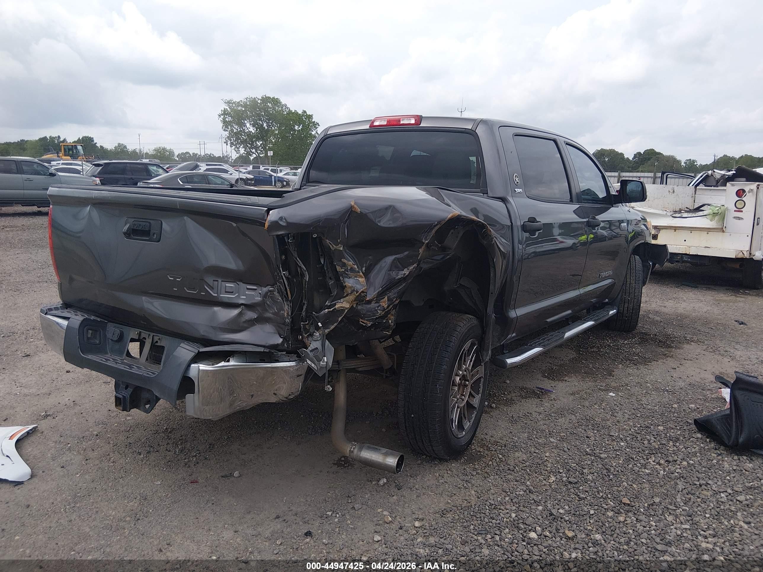 2014 Toyota Tundra Sr5 5.7l V8 Gray vin: 5TFEY5F15EX152883