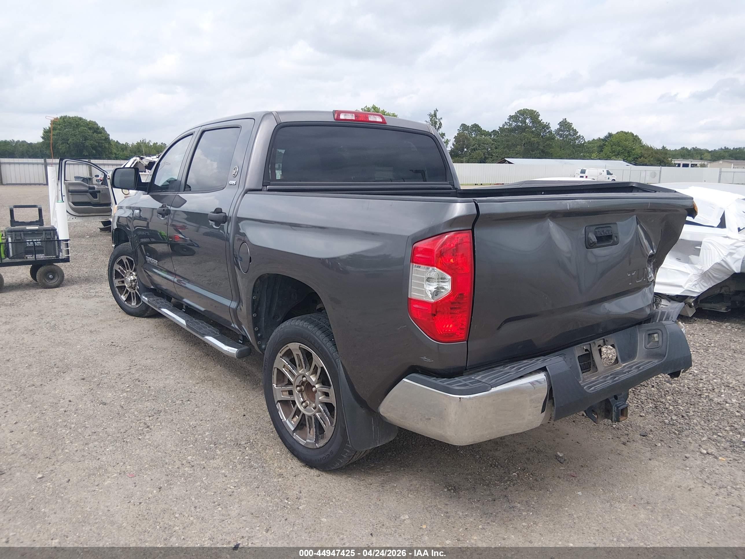 2014 Toyota Tundra Sr5 5.7l V8 Gray vin: 5TFEY5F15EX152883