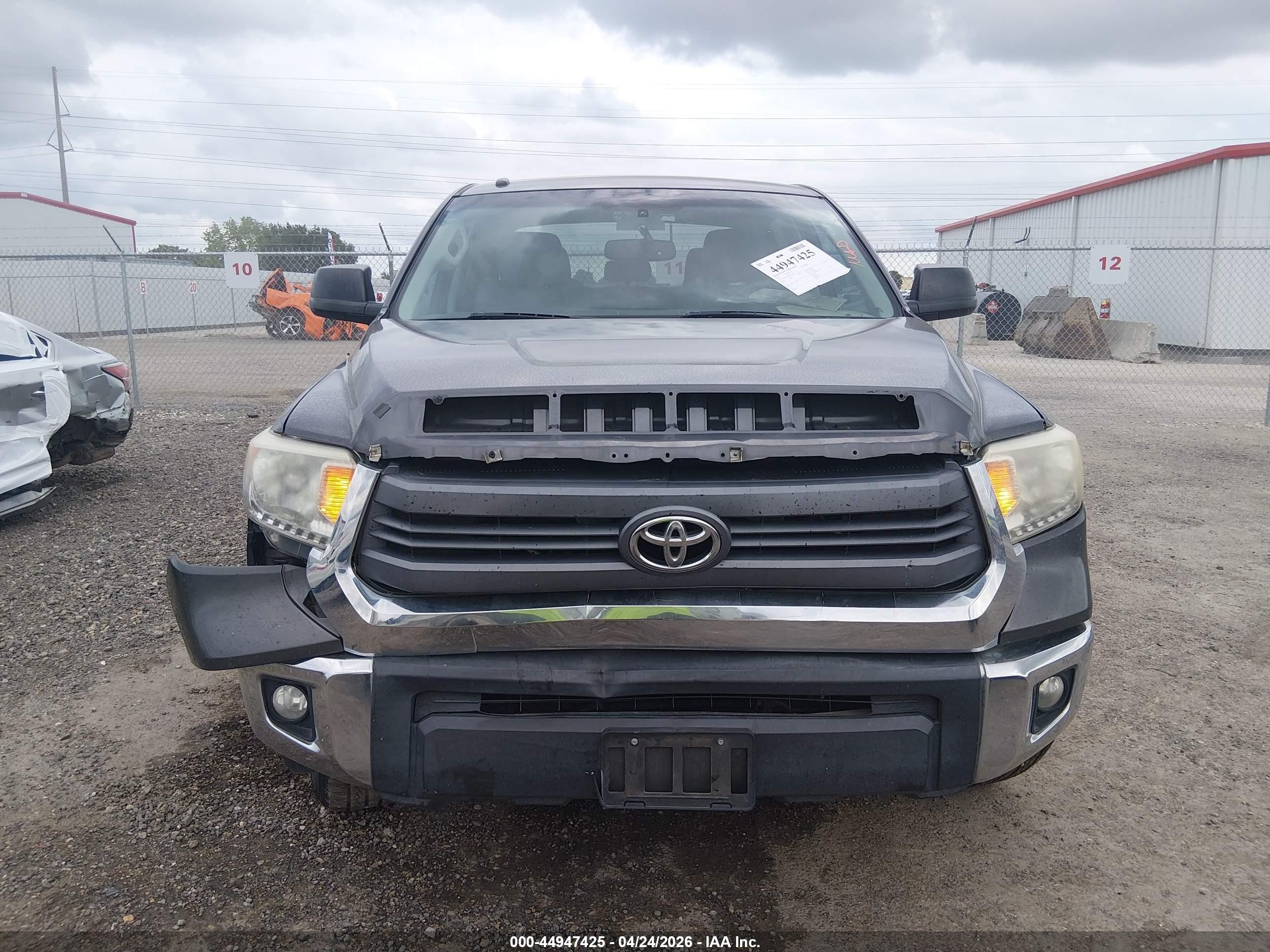 2014 Toyota Tundra Sr5 5.7l V8 Gray vin: 5TFEY5F15EX152883