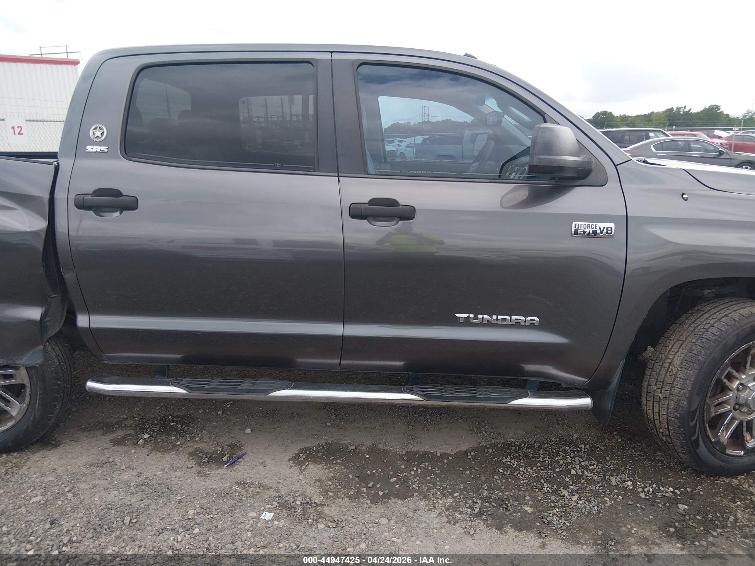 2014 Toyota Tundra Sr5 5.7l V8 Gray vin: 5TFEY5F15EX152883