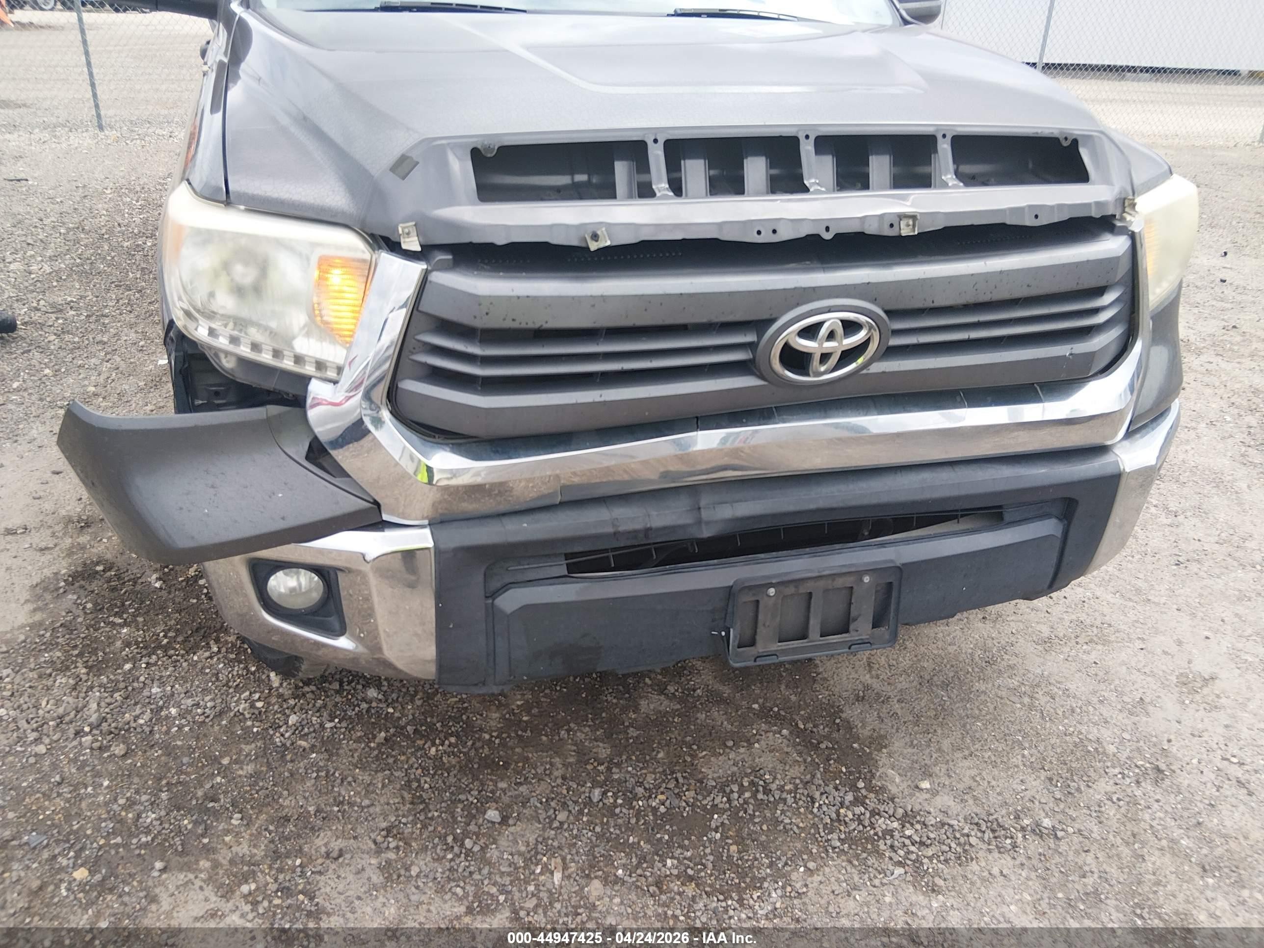 2014 Toyota Tundra Sr5 5.7l V8 Gray vin: 5TFEY5F15EX152883