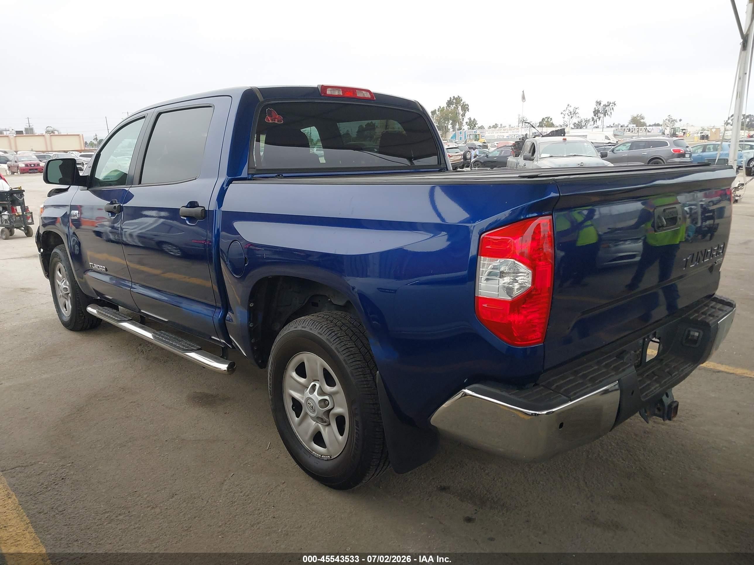 2015 Toyota Tundra Sr5 5.7l V8 Синий vin: 5TFEY5F15FX188736