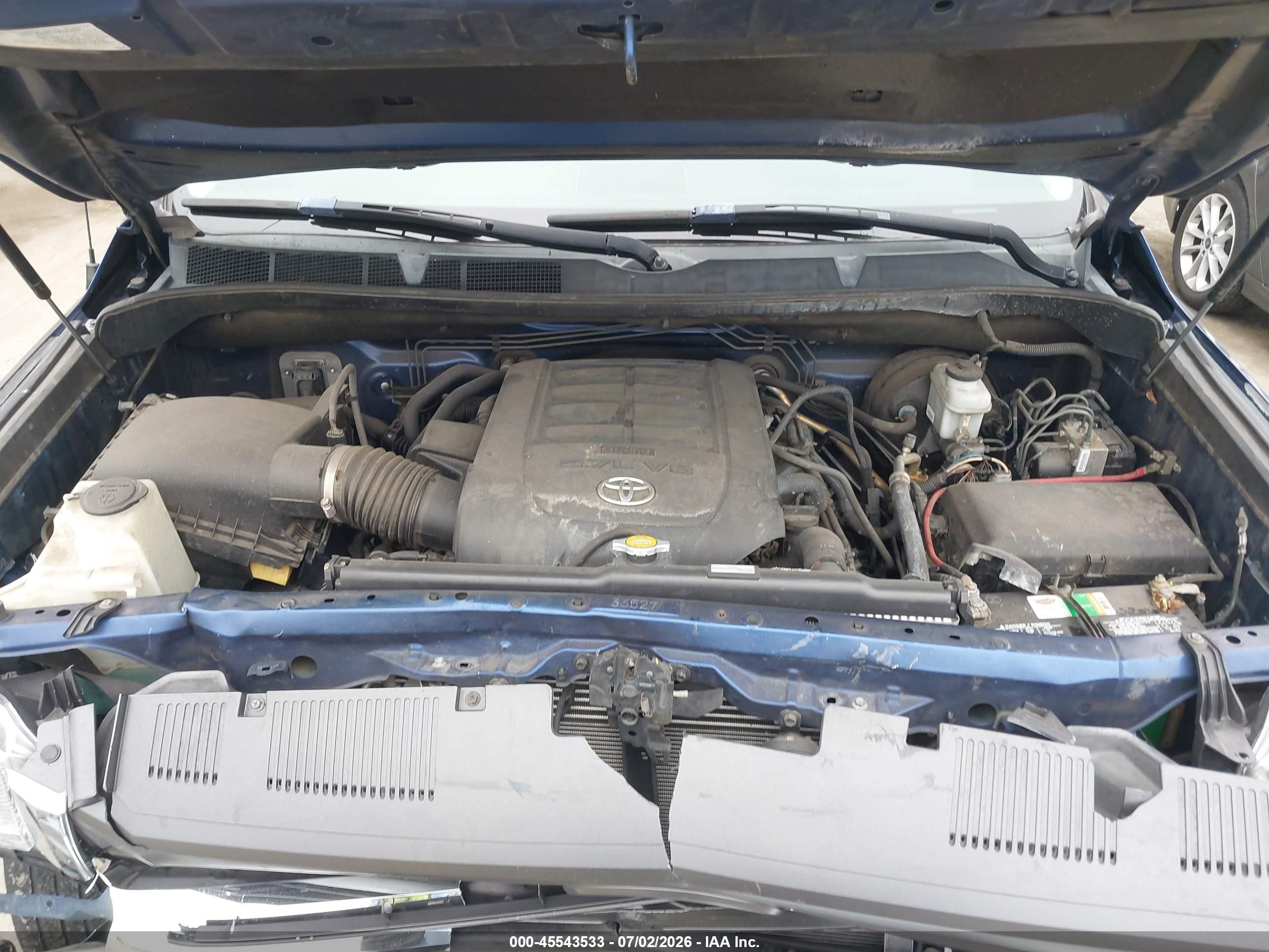 2015 Toyota Tundra Sr5 5.7l V8 Синий vin: 5TFEY5F15FX188736