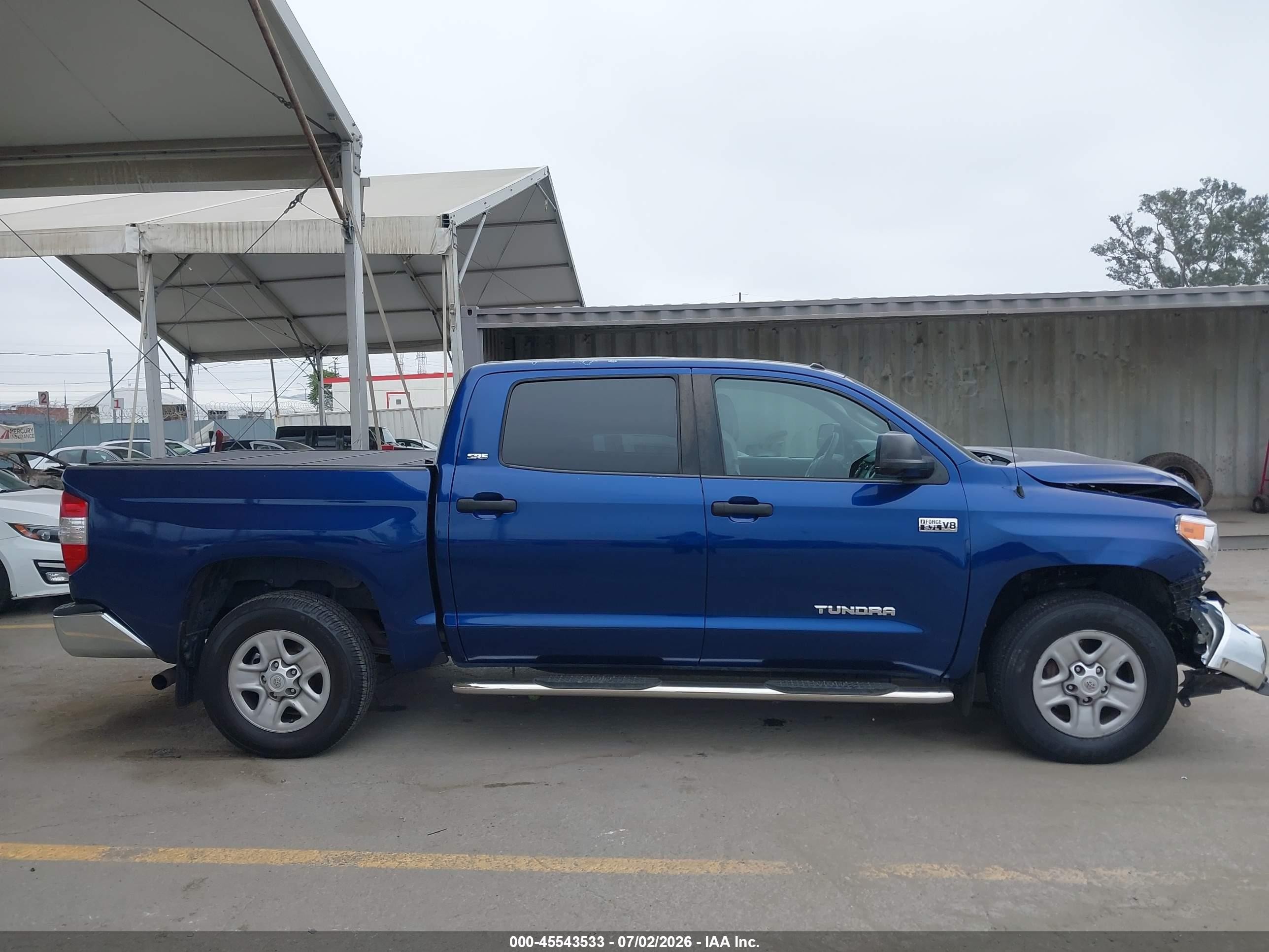 2015 Toyota Tundra Sr5 5.7l V8 Синий vin: 5TFEY5F15FX188736
