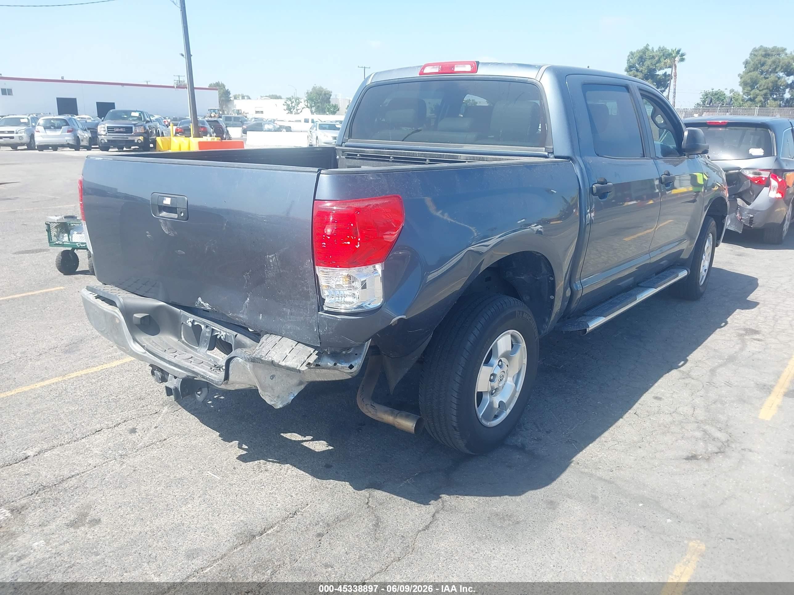 2010 Toyota Tundra Grade 5.7l V8 Black vin: 5TFEY5F16AX088122