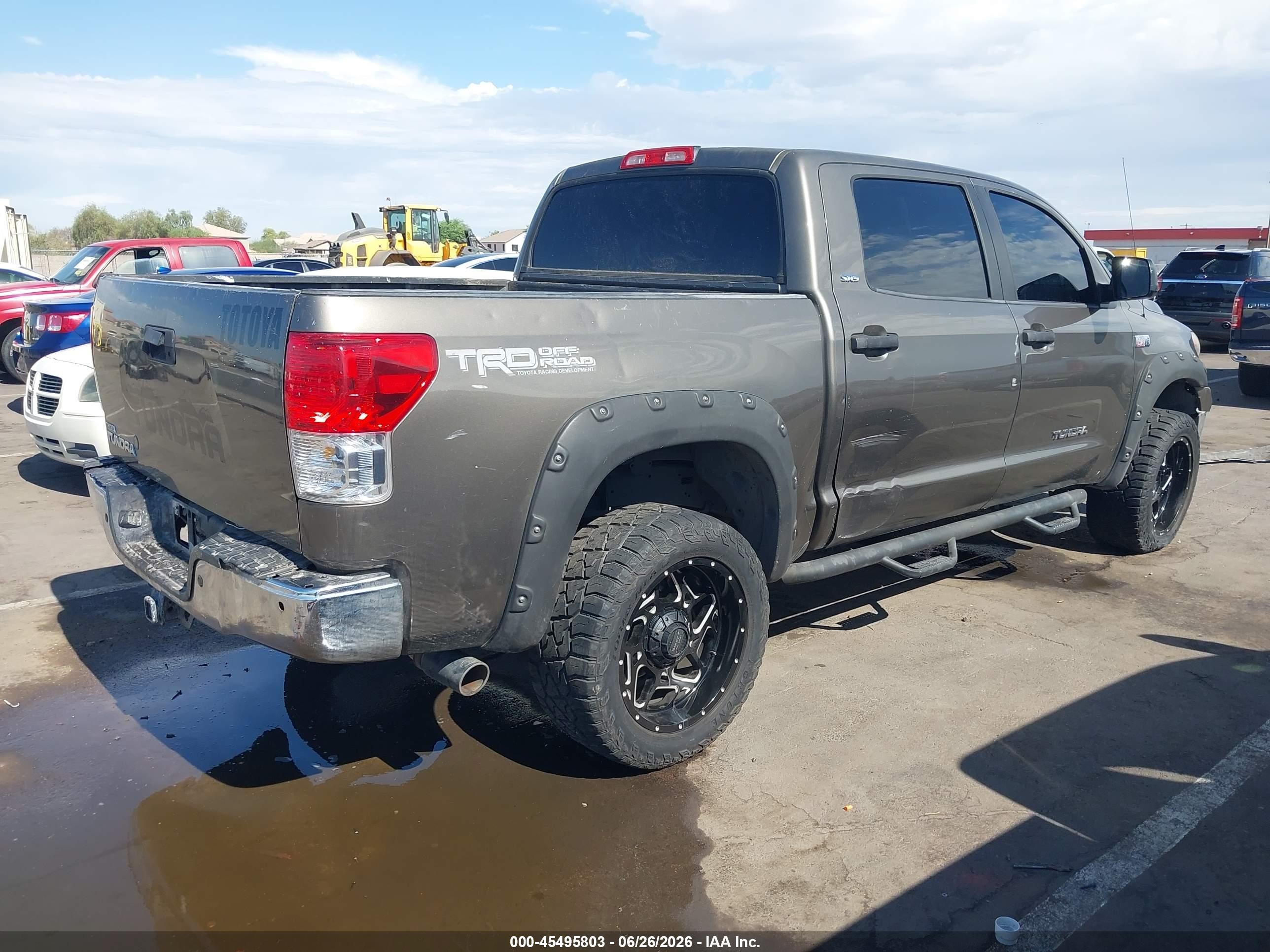2010 Toyota Tundra Grade 5.7l V8 Brown vin: 5TFEY5F16AX090906