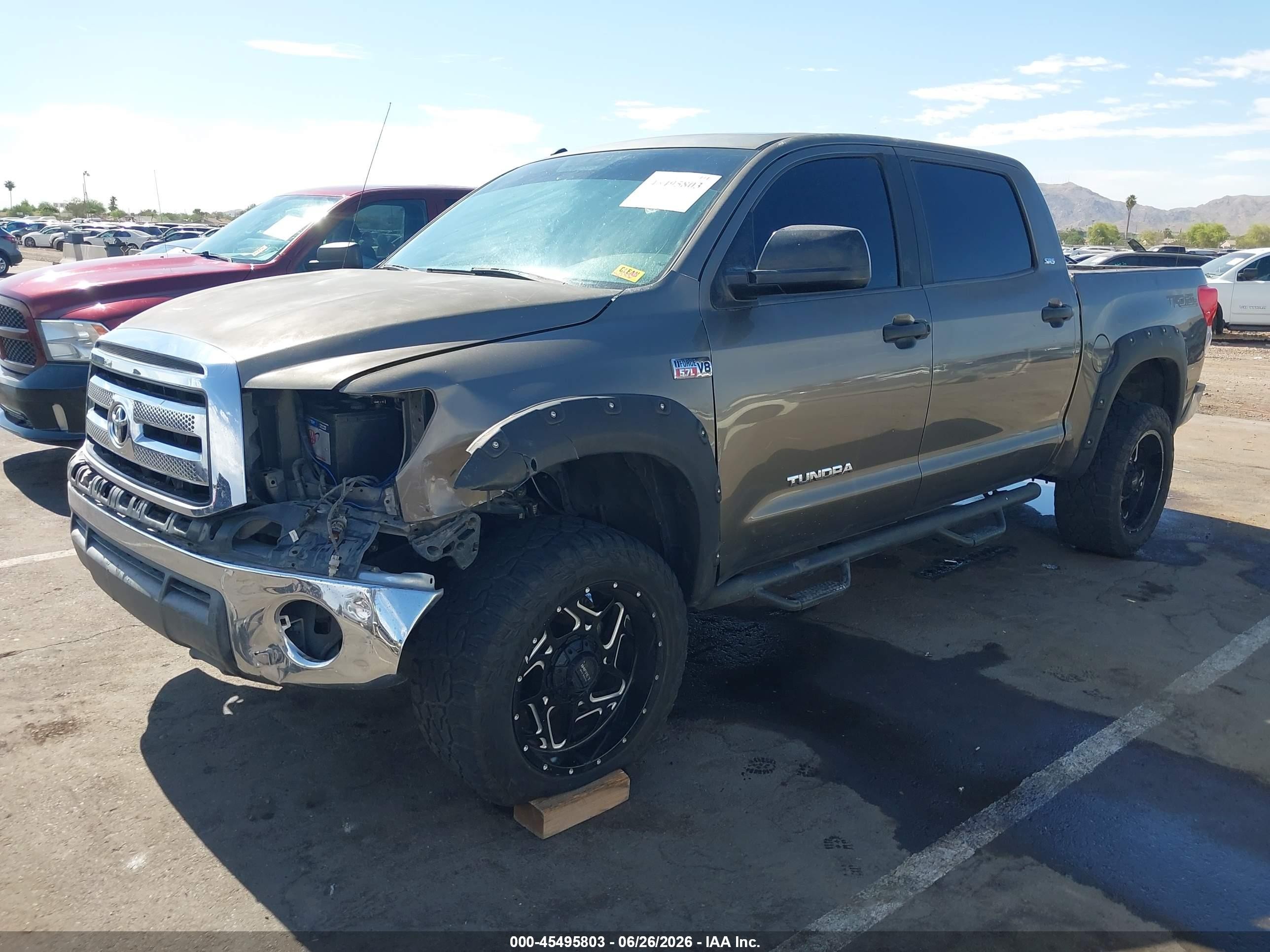 2010 Toyota Tundra Grade 5.7l V8 Brown vin: 5TFEY5F16AX090906
