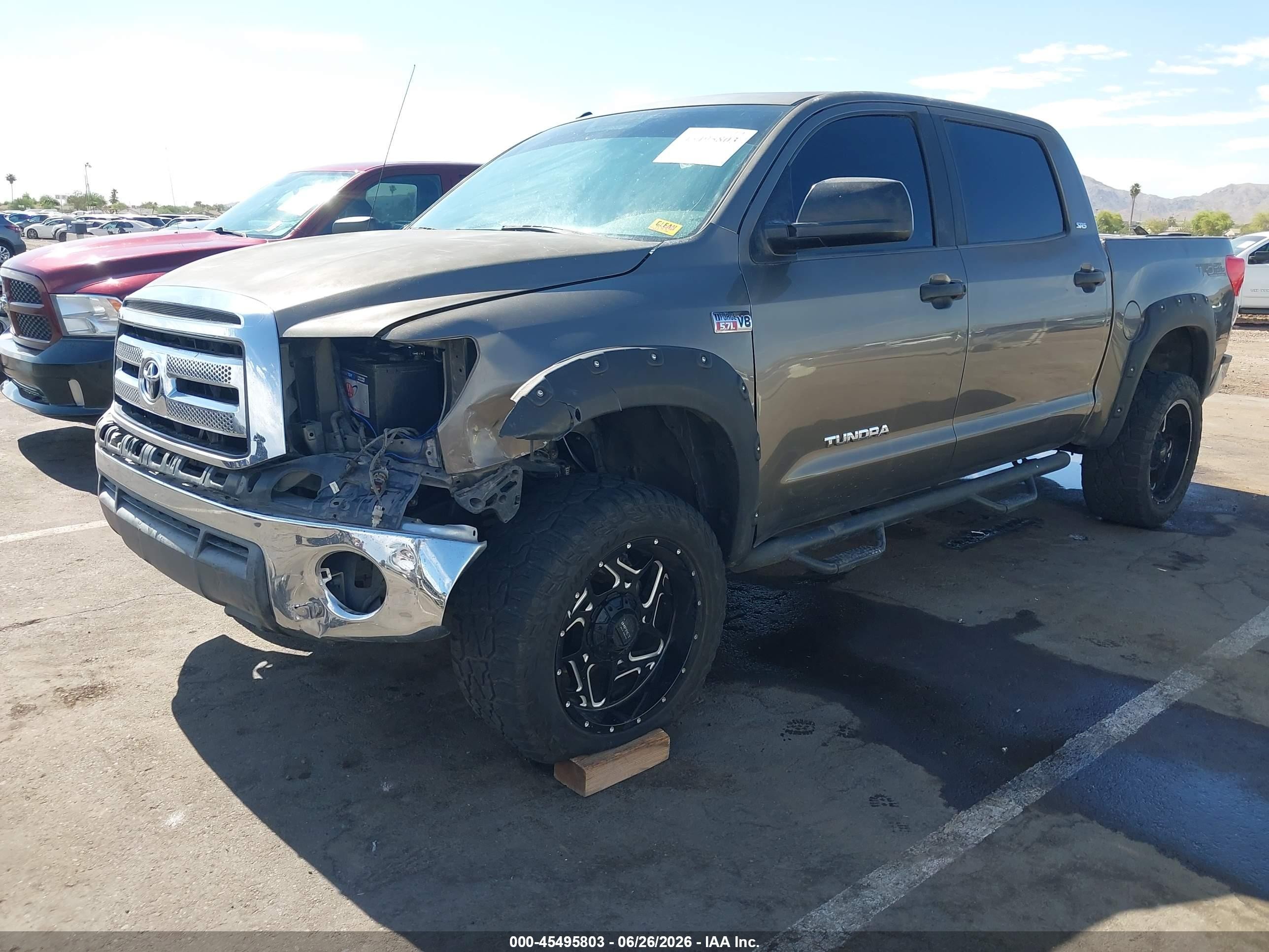 2010 Toyota Tundra Grade 5.7l V8 Brown vin: 5TFEY5F16AX090906