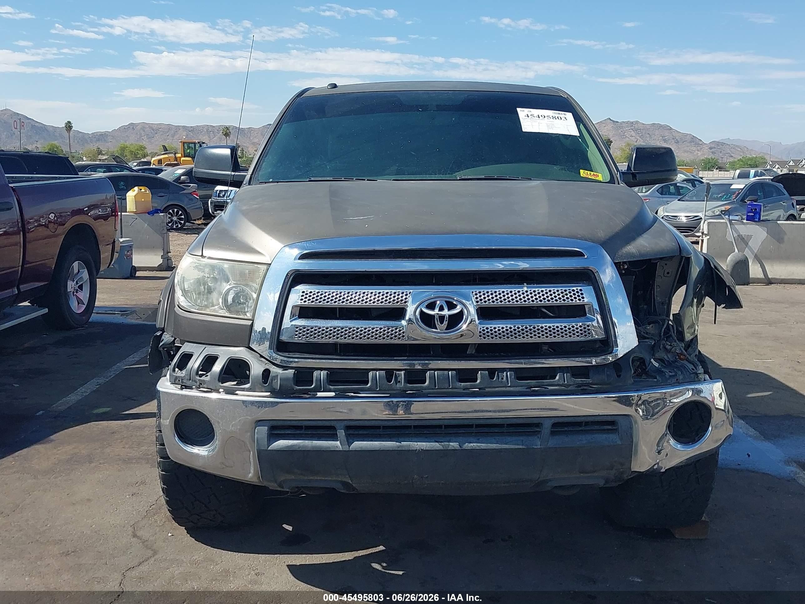 2010 Toyota Tundra Grade 5.7l V8 Brown vin: 5TFEY5F16AX090906