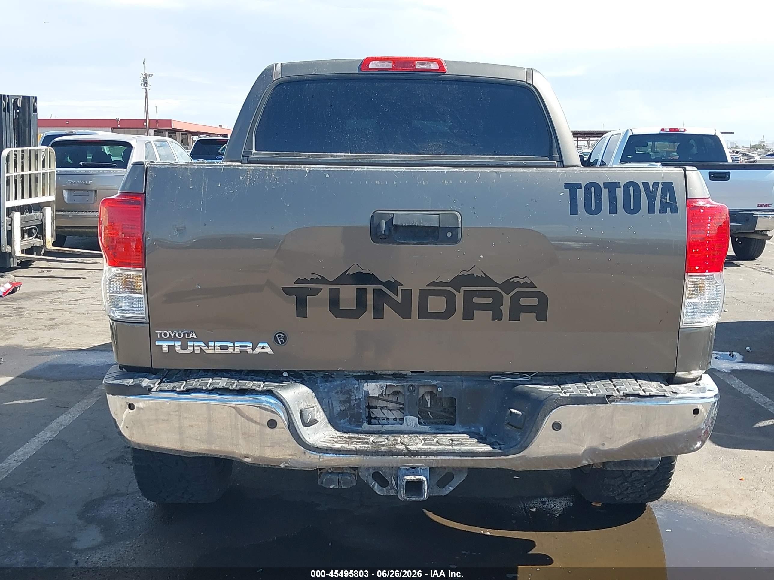 2010 Toyota Tundra Grade 5.7l V8 Brown vin: 5TFEY5F16AX090906