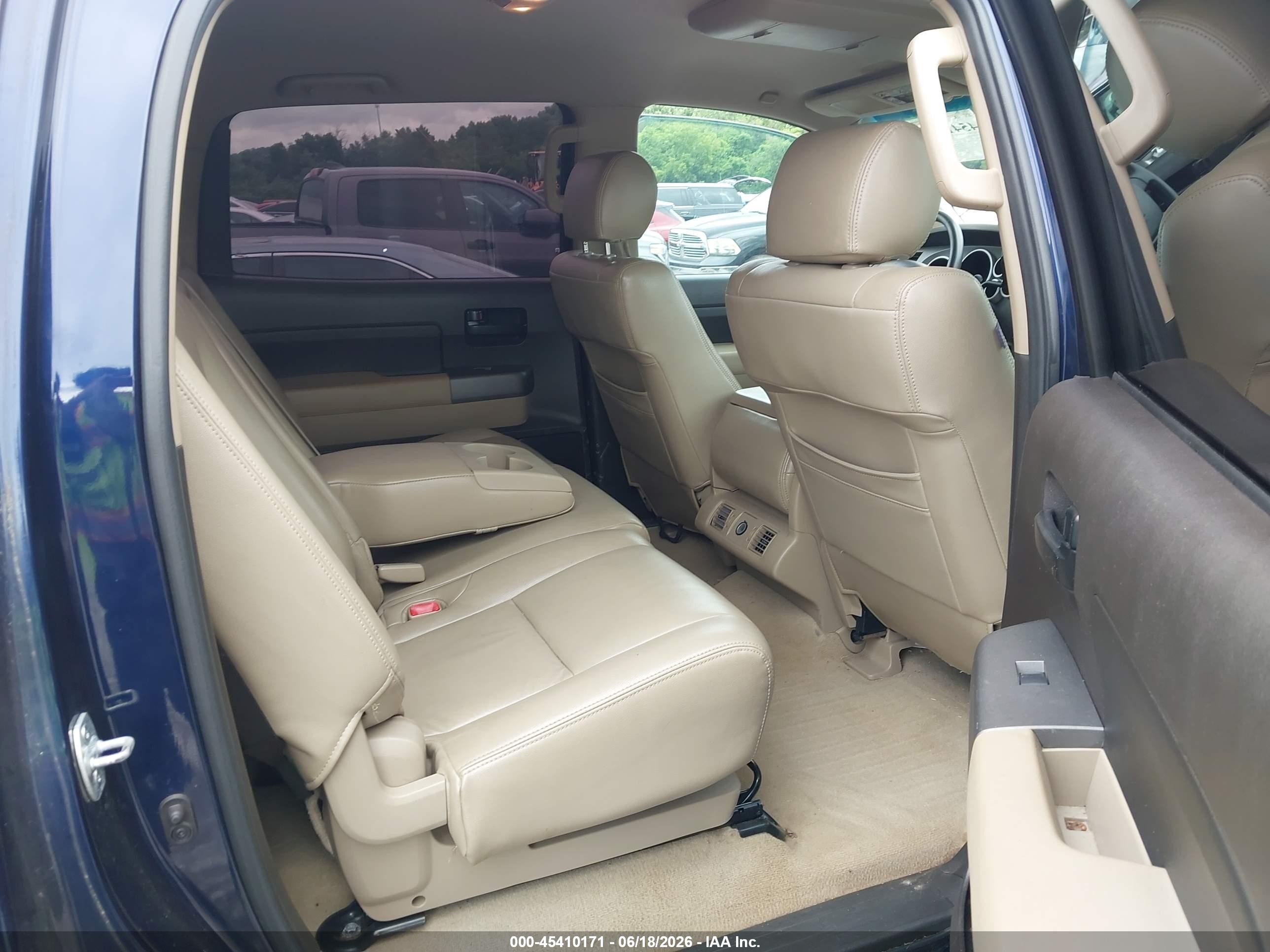 2011 Toyota Tundra Grade 5.7l V8 Blue vin: 5TFEY5F16BX114641