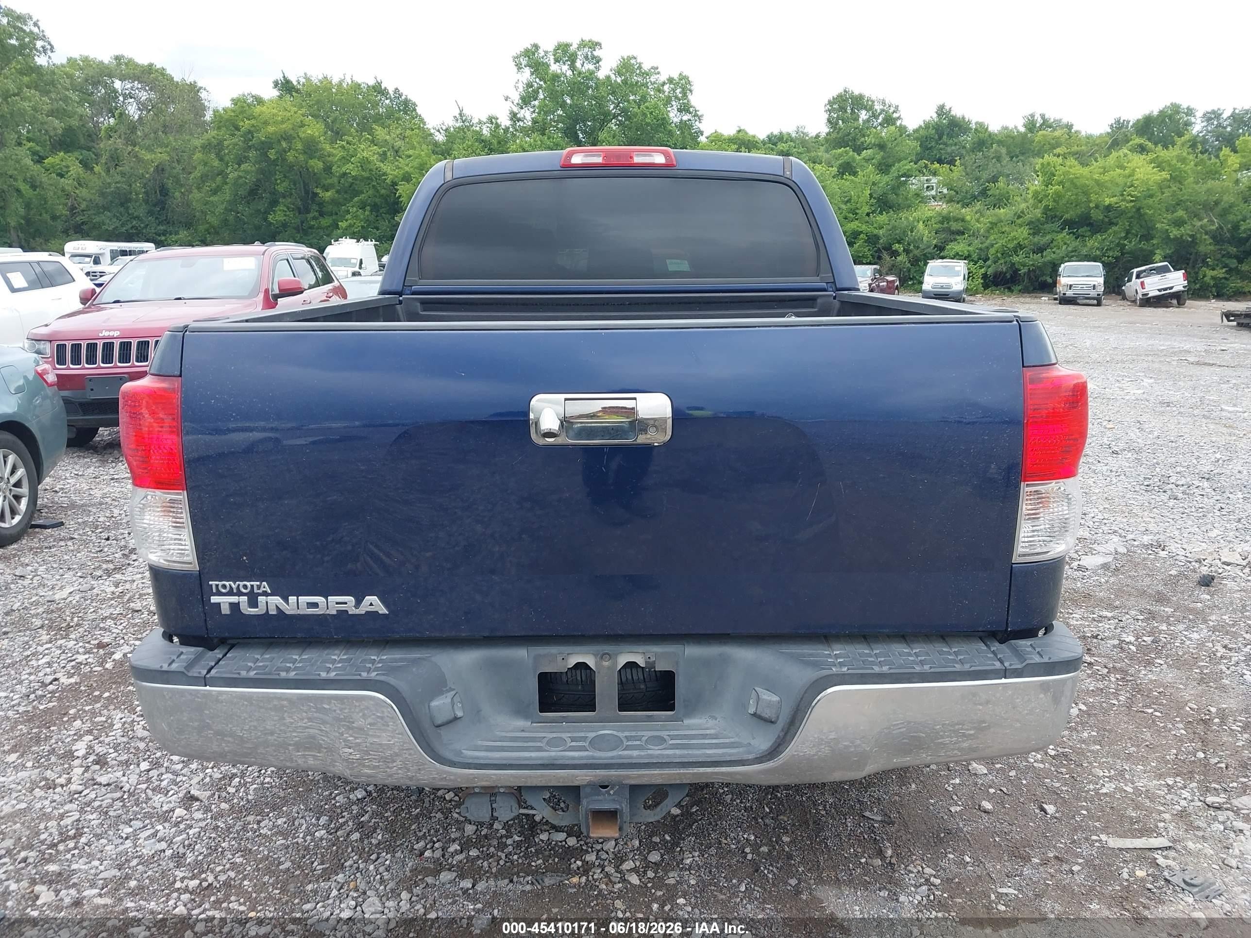 2011 Toyota Tundra Grade 5.7l V8 Blue vin: 5TFEY5F16BX114641