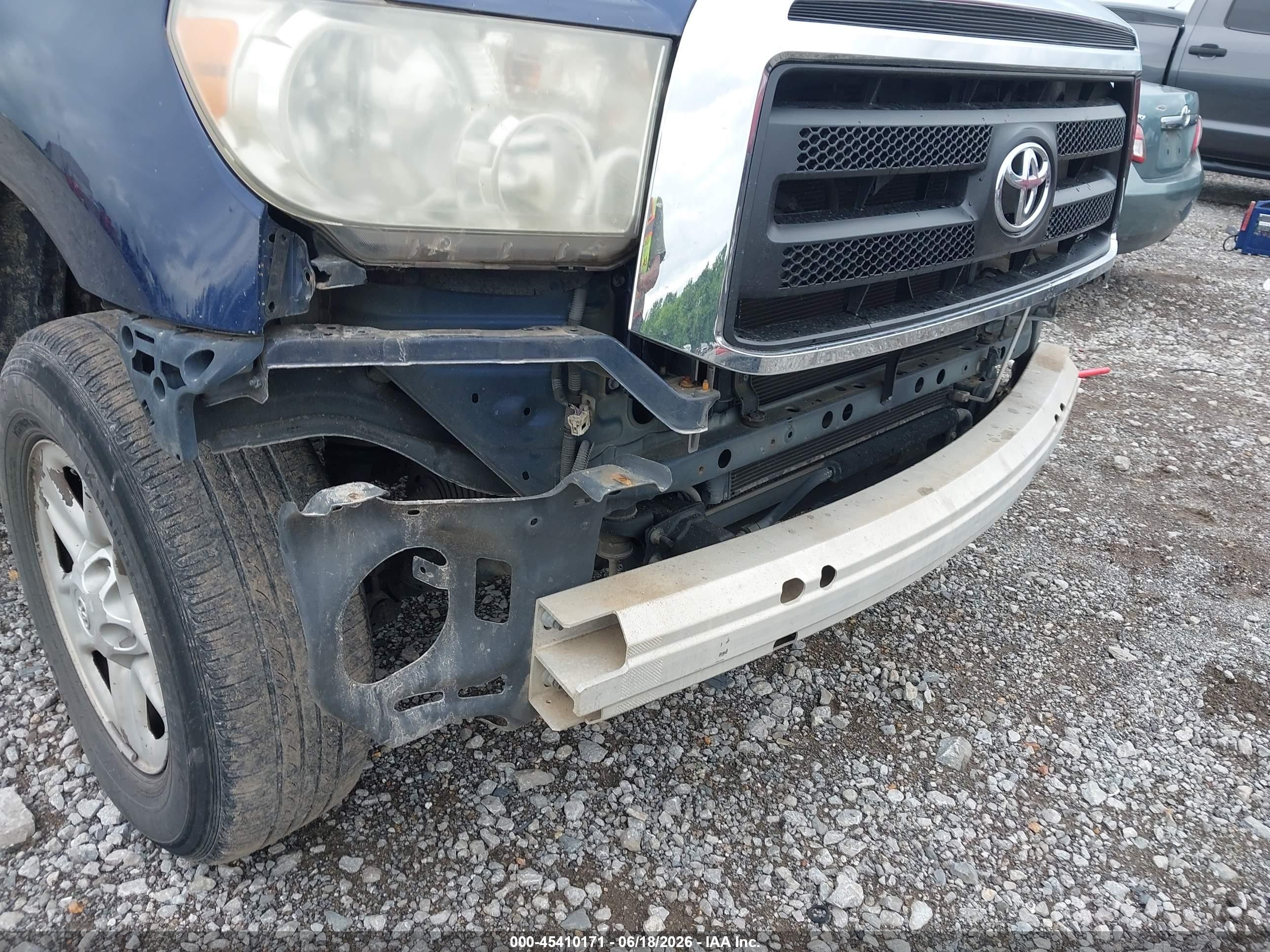 2011 Toyota Tundra Grade 5.7l V8 Blue vin: 5TFEY5F16BX114641