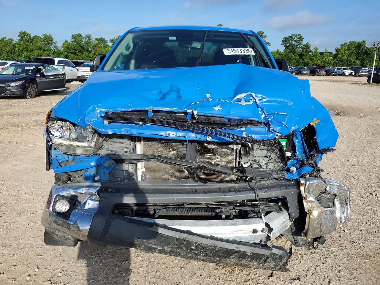 2020 Toyota Tundra Crewmax Sr5 Blue vin: 5TFEY5F16LX271054
