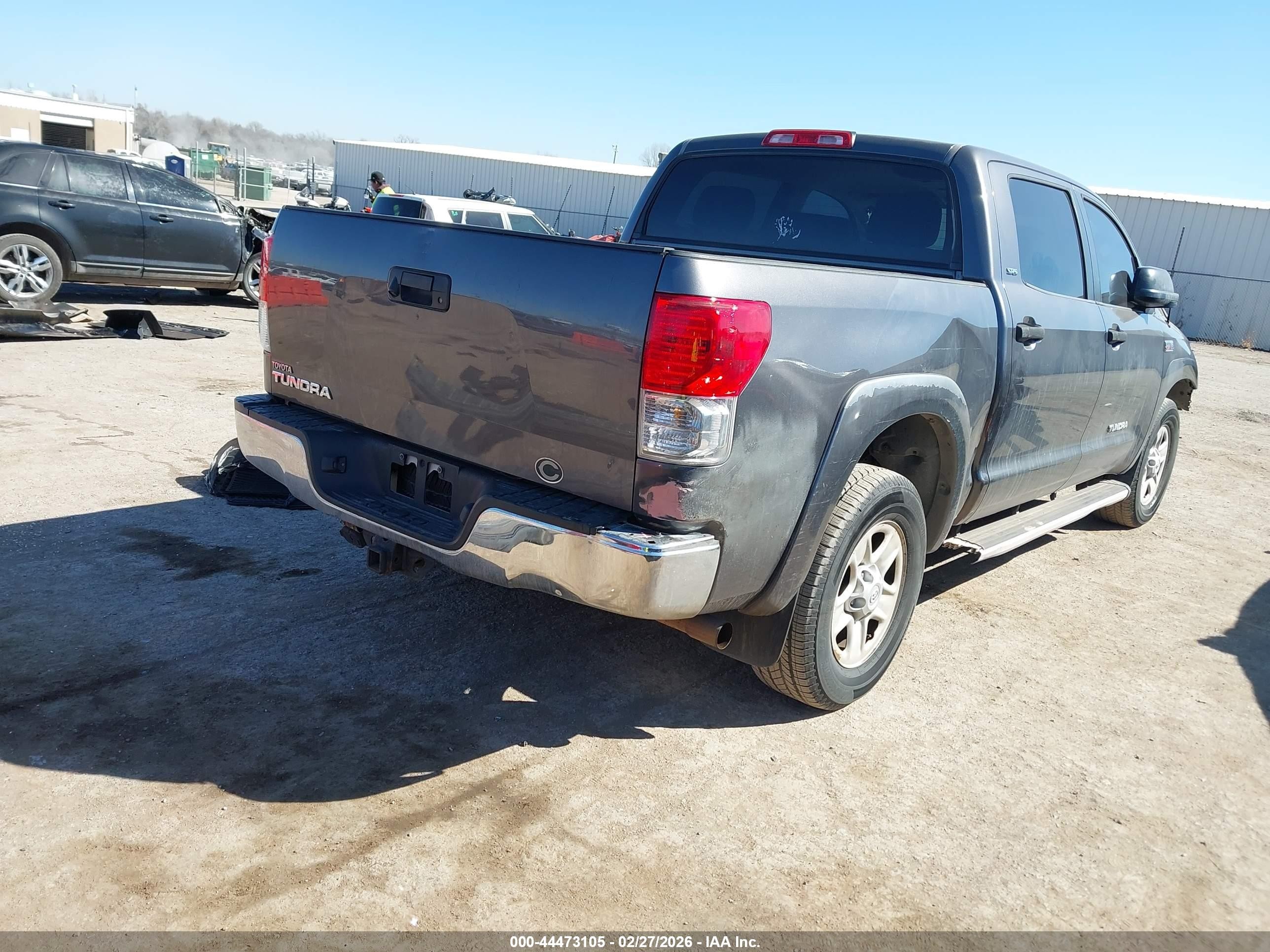 2011 Toyota Tundra Grade 5.7l V8 Gray vin: 5TFEY5F17BX112736