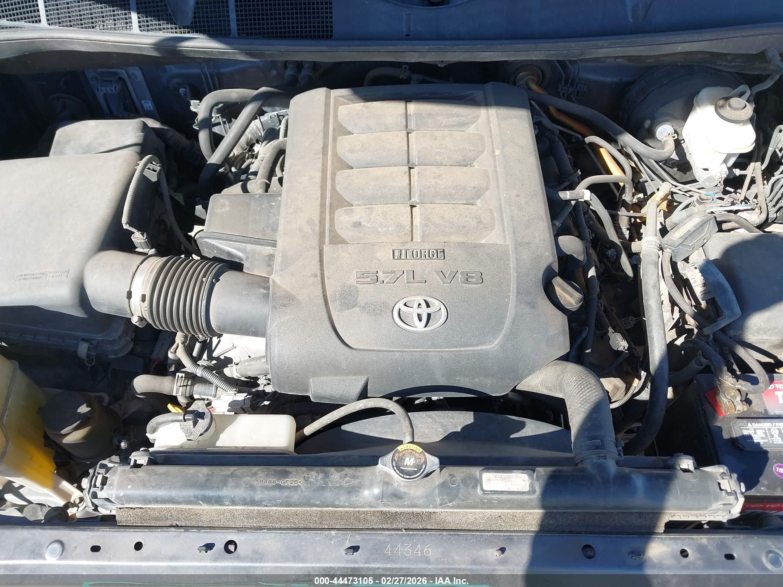 2011 Toyota Tundra Grade 5.7l V8 Gray vin: 5TFEY5F17BX112736