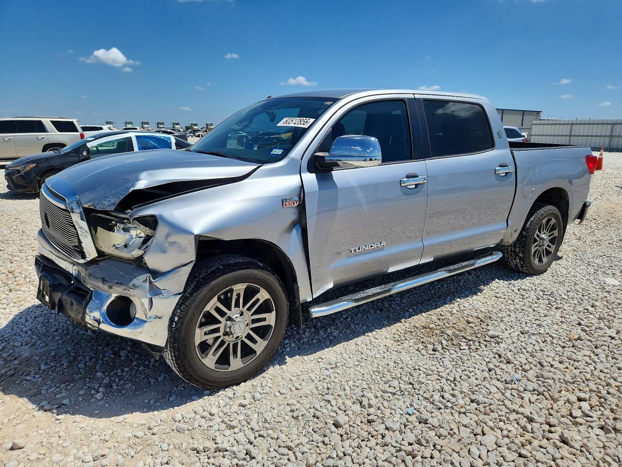 2013 Toyota Tundra Crewmax Sr5 Silver vin: 5TFEY5F17DX140104