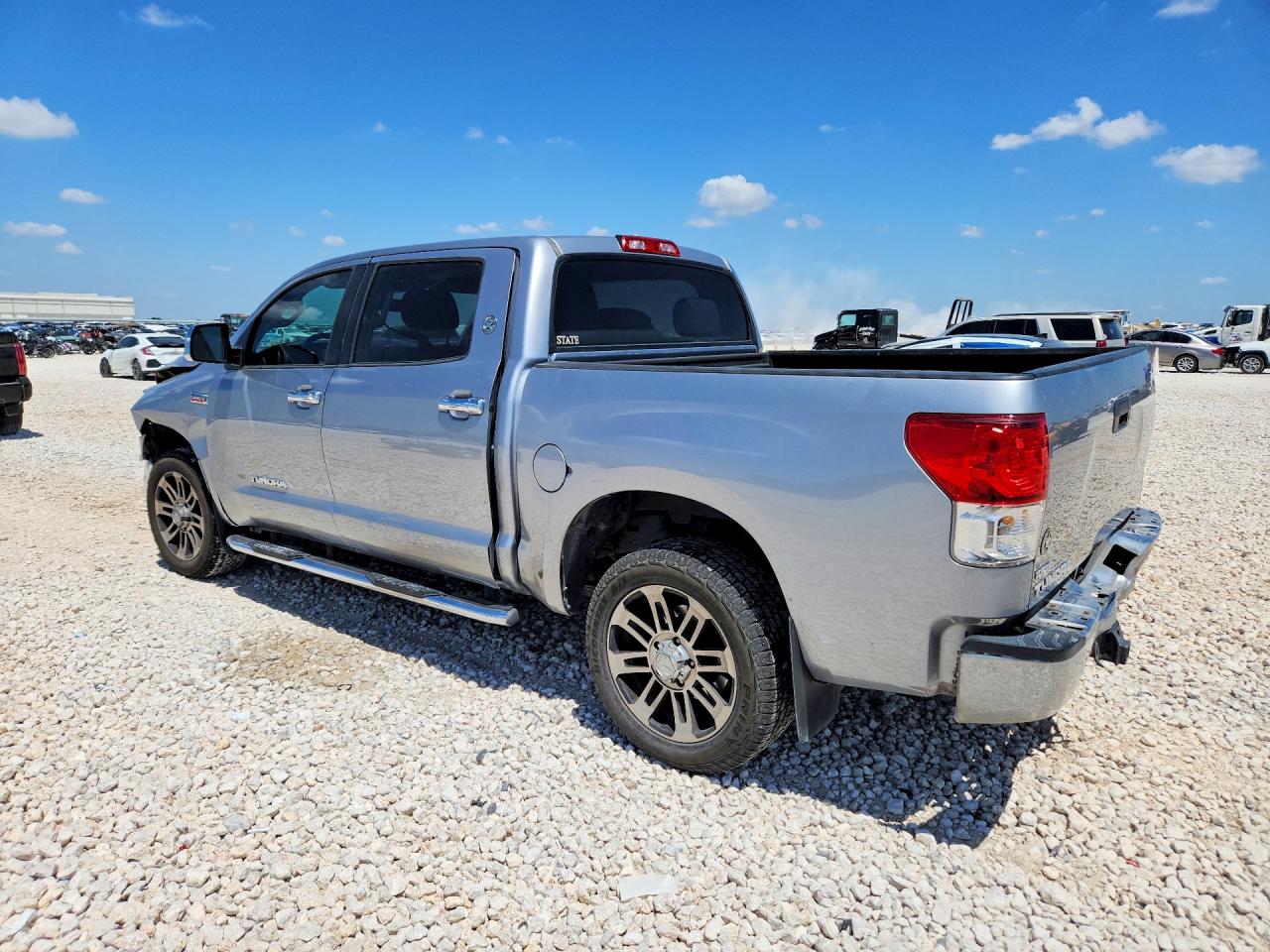 2013 Toyota Tundra Crewmax Sr5 Silver vin: 5TFEY5F17DX140104