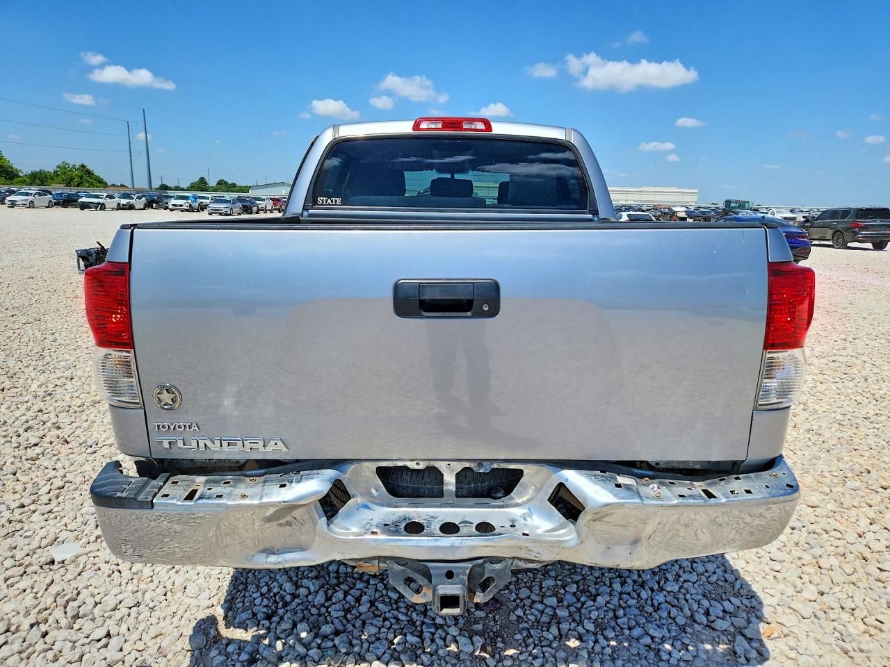 2013 Toyota Tundra Crewmax Sr5 Silver vin: 5TFEY5F17DX140104