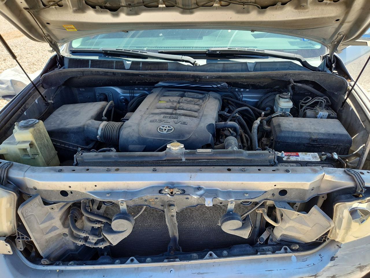 2013 Toyota Tundra Crewmax Sr5 Silver vin: 5TFEY5F17DX140104