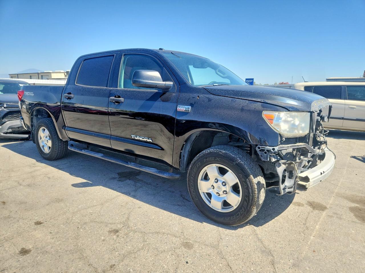 2013 Toyota Tundra Crewmax Sr5 Black vin: 5TFEY5F17DX143181