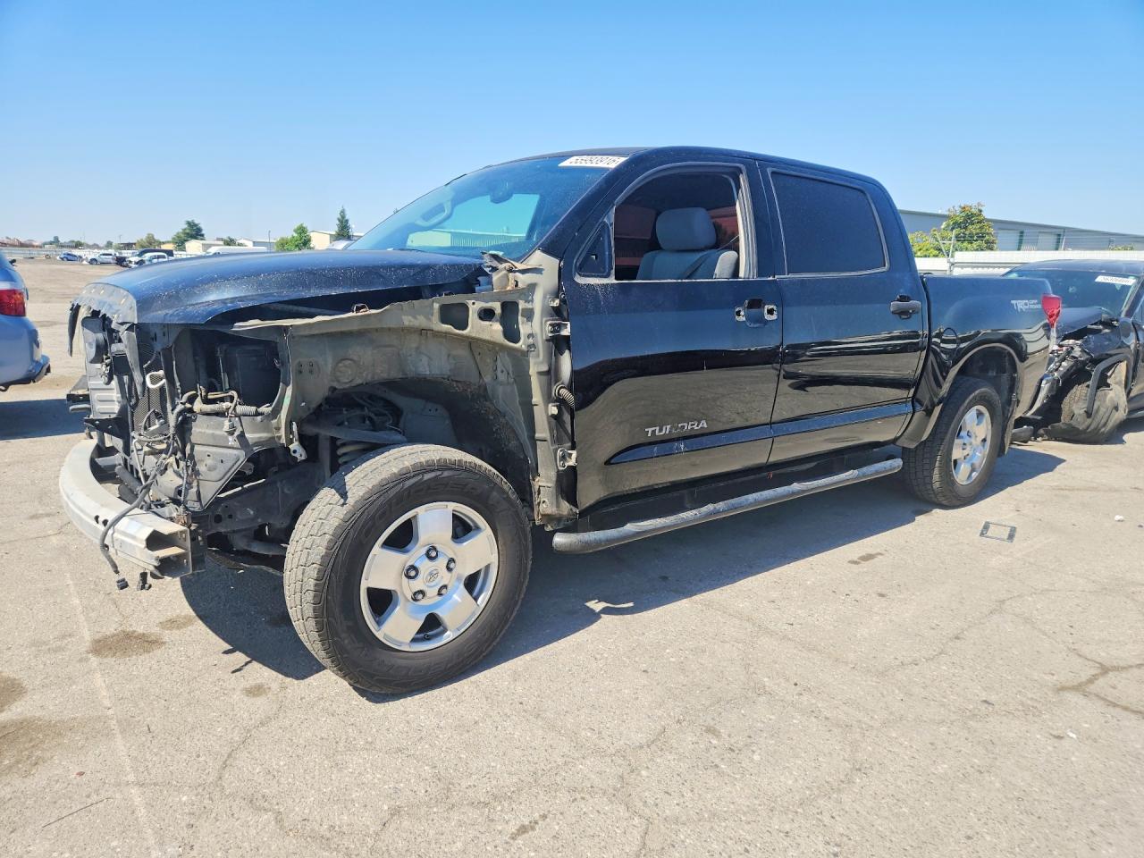 2013 Toyota Tundra Crewmax Sr5 Black vin: 5TFEY5F17DX143181