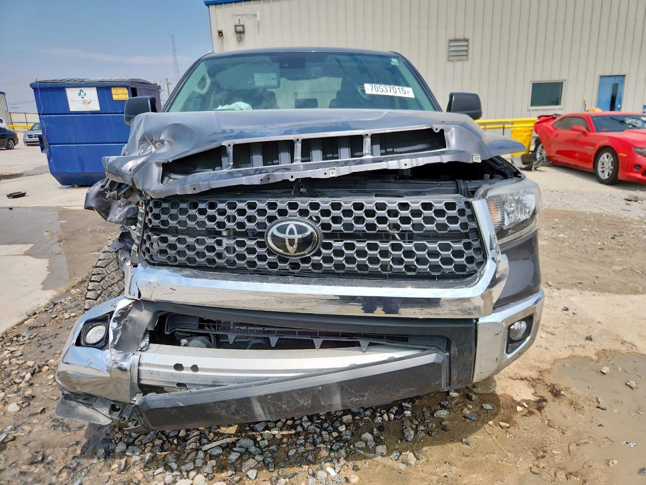 2021 Toyota Tundra Crewmax Sr5 Серый vin: 5TFEY5F17MX294375