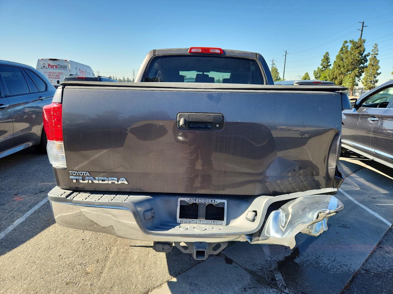 2011 Toyota Tundra Gray vin: 5TFEY5F18BX114205