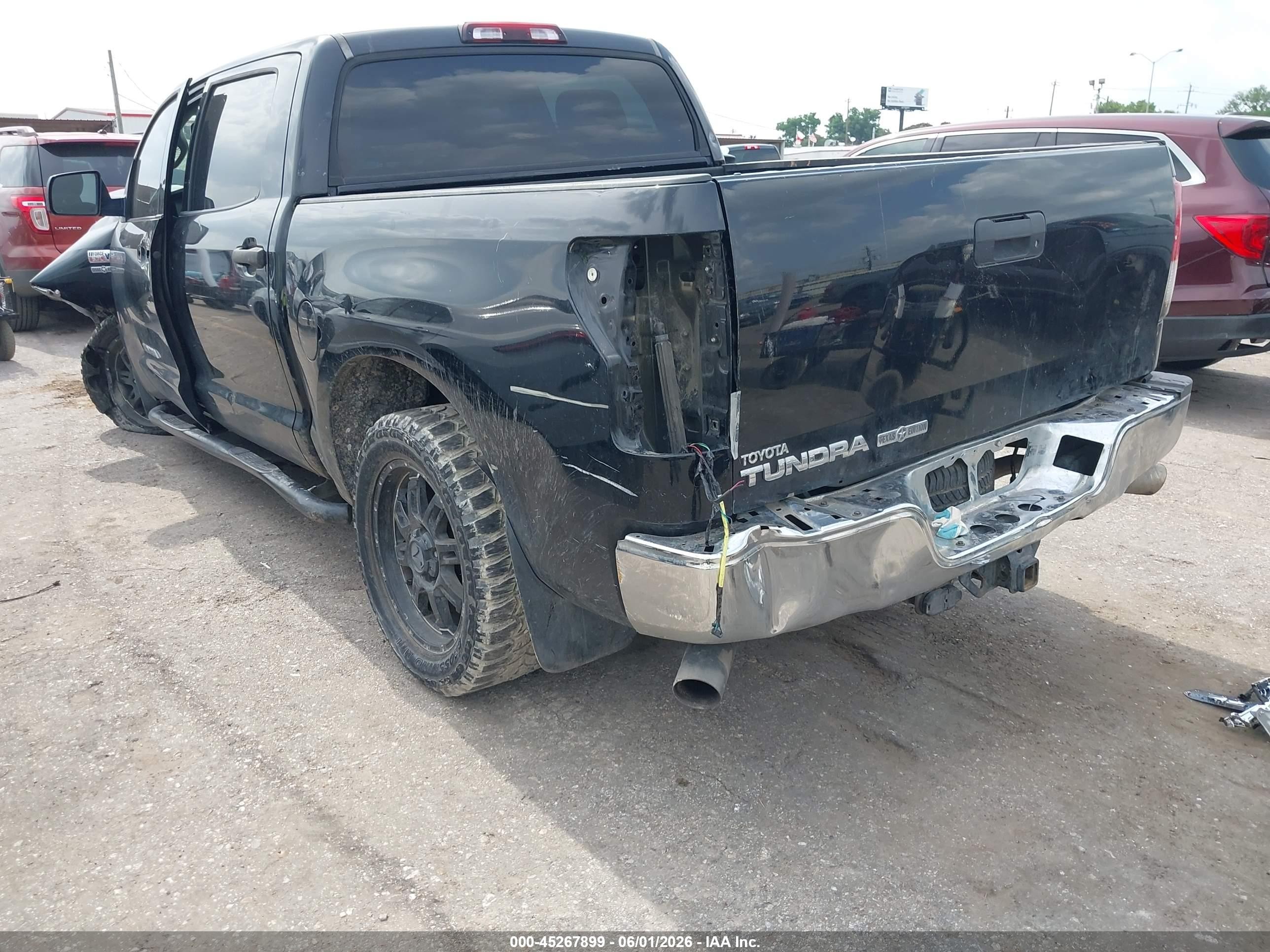 2012 Toyota Tundra Grade 5.7l V8 Black vin: 5TFEY5F18CX117882