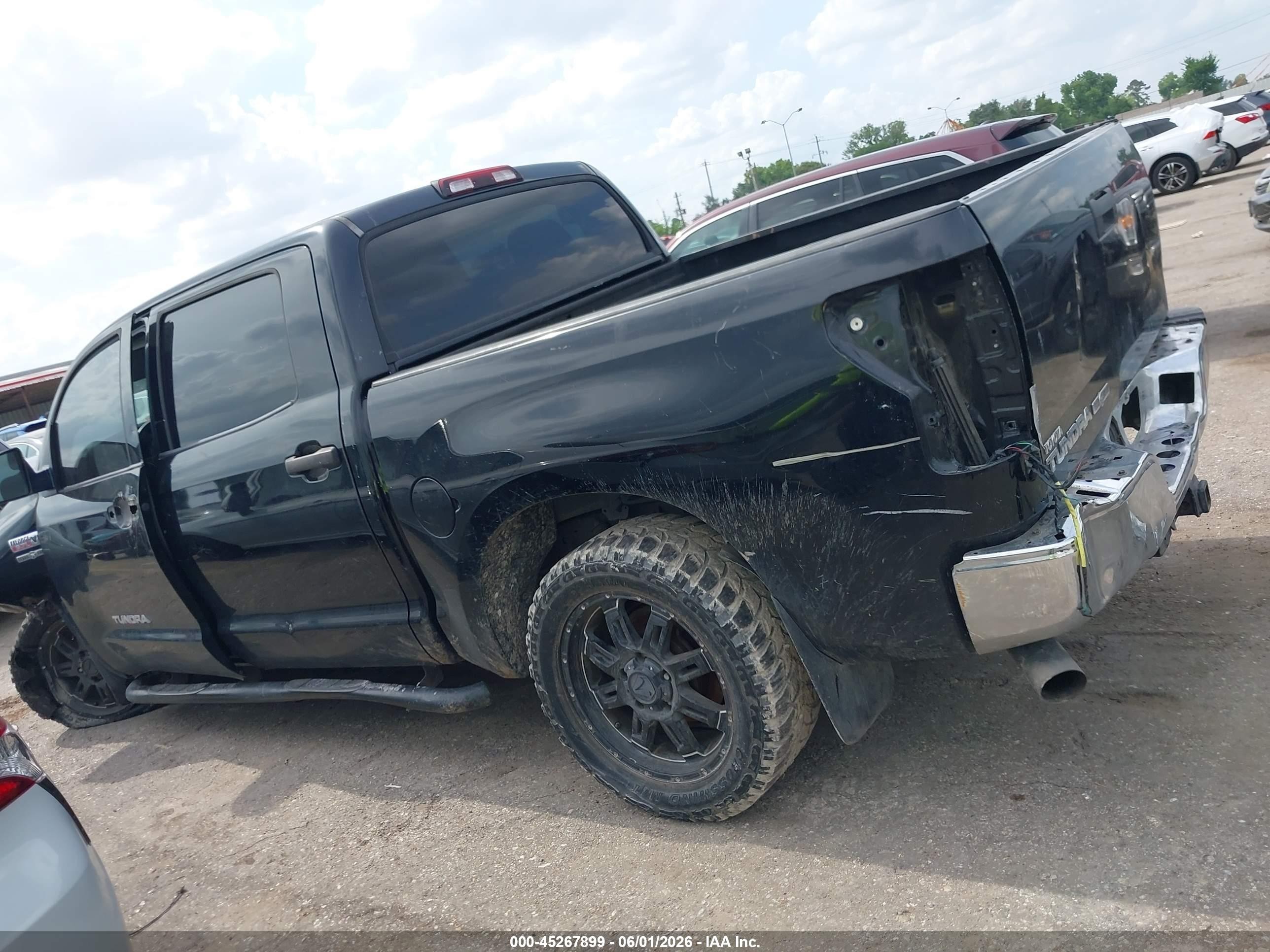 2012 Toyota Tundra Grade 5.7l V8 Black vin: 5TFEY5F18CX117882