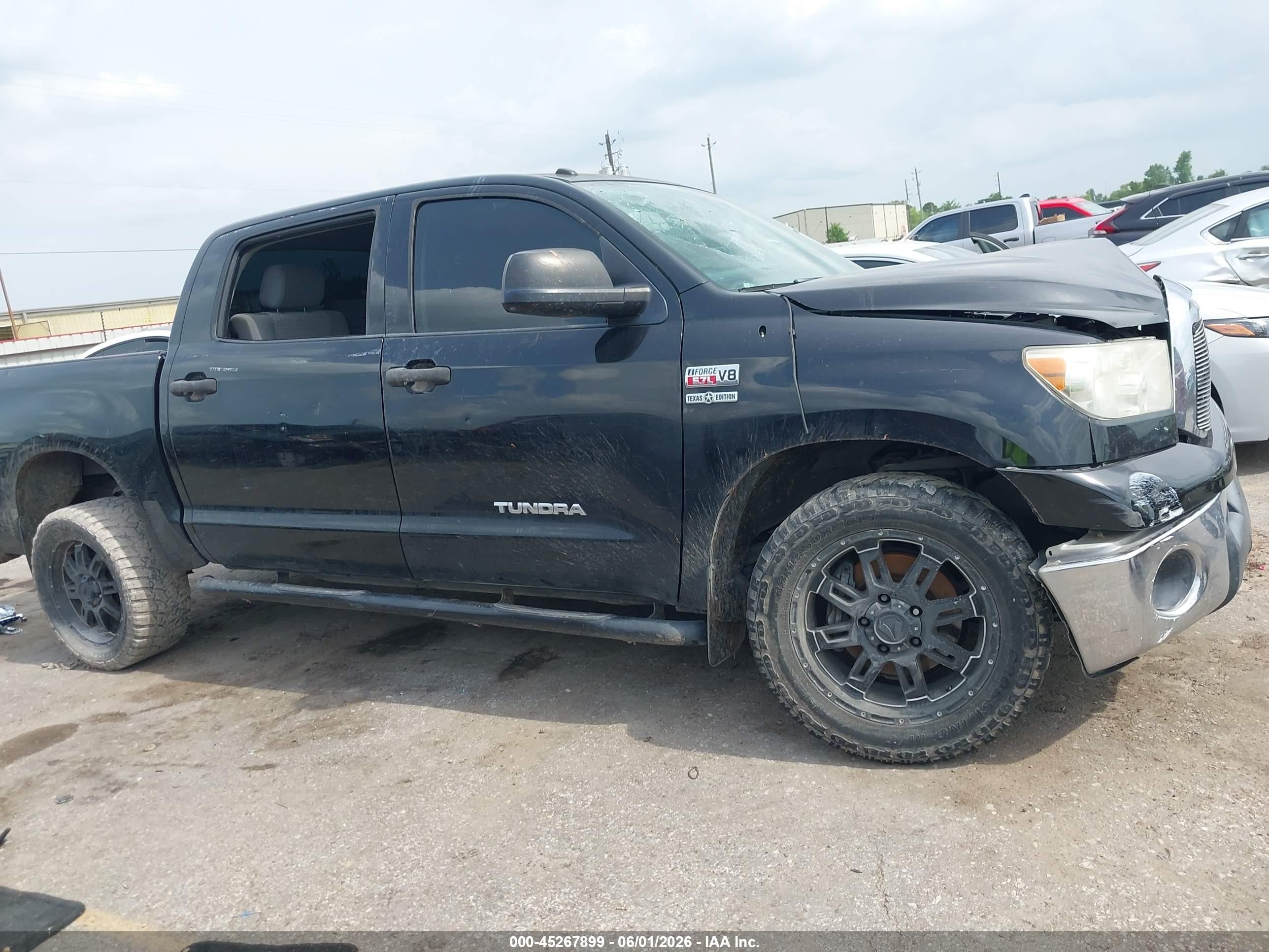 2012 Toyota Tundra Grade 5.7l V8 Black vin: 5TFEY5F18CX117882