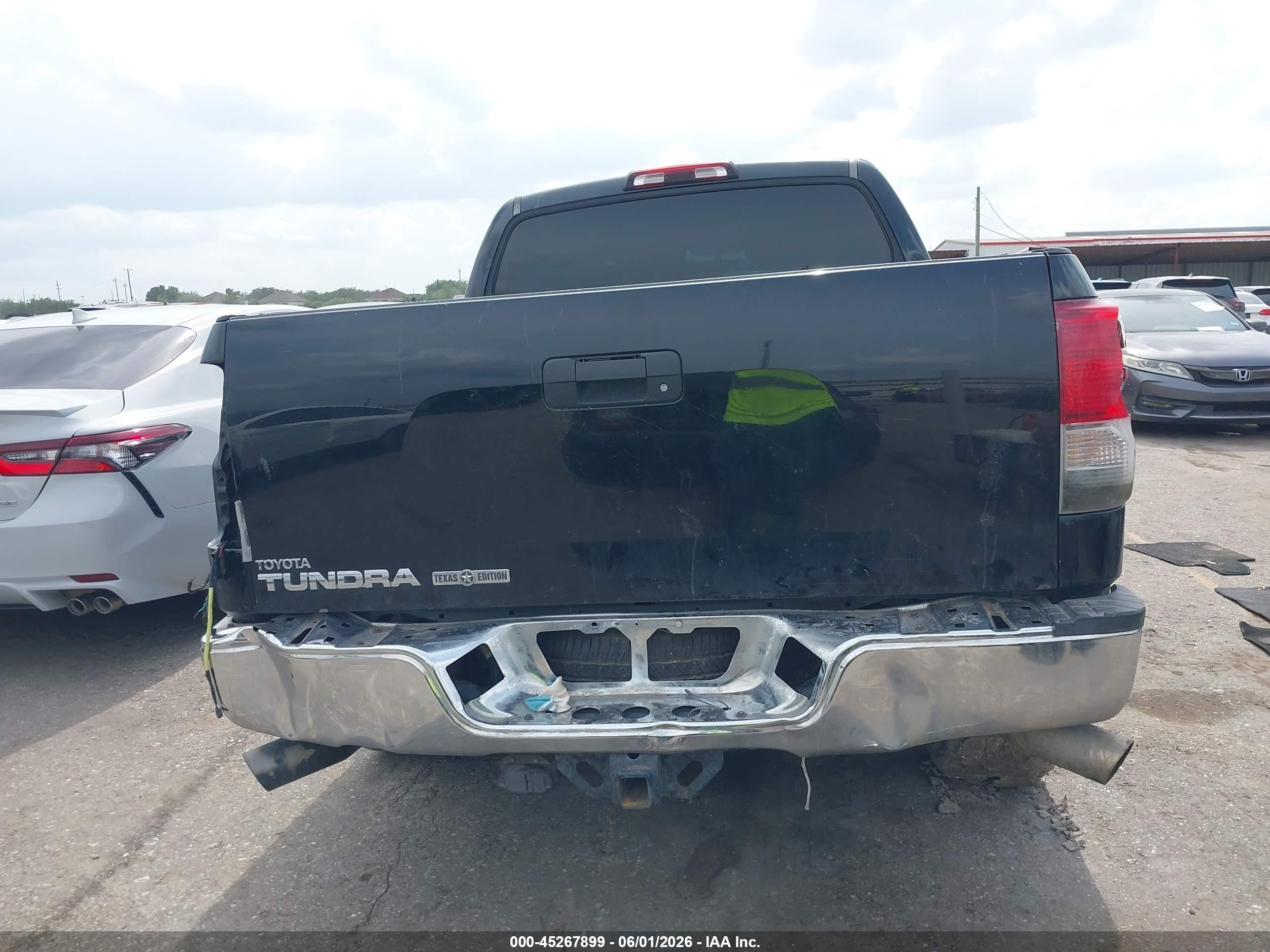 2012 Toyota Tundra Grade 5.7l V8 Black vin: 5TFEY5F18CX117882