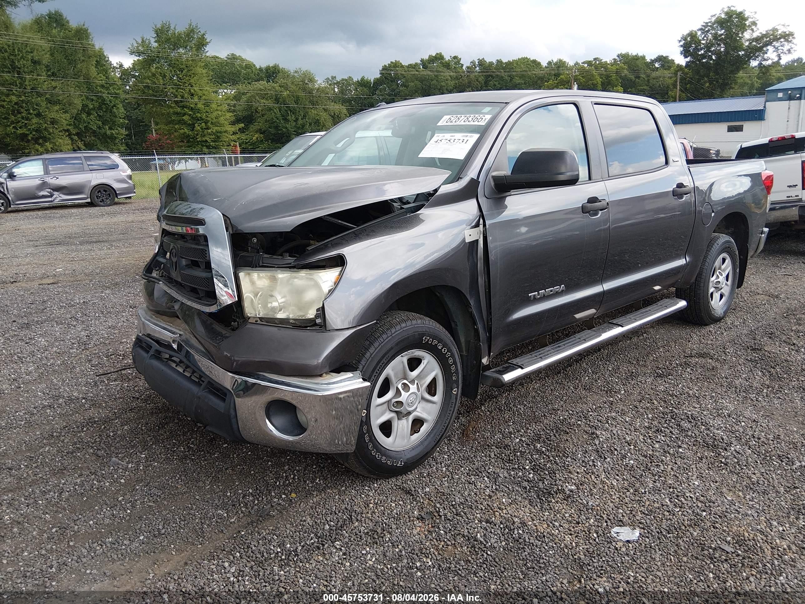 2013 Toyota Tundra Grade 5.7l V8 Gray vin: 5TFEY5F18DX141147