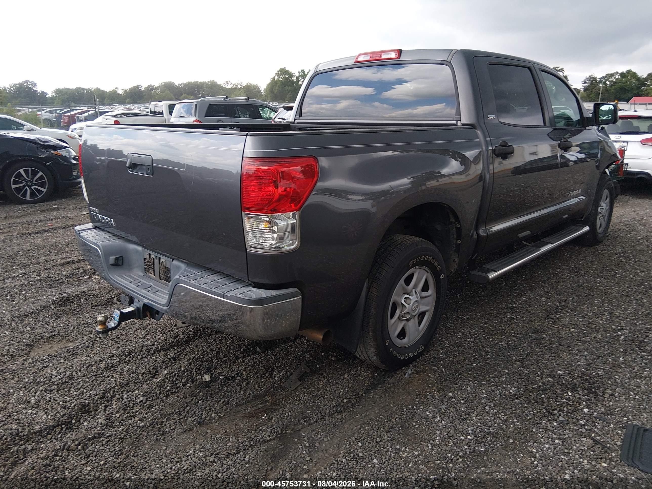 2013 Toyota Tundra Grade 5.7l V8 Gray vin: 5TFEY5F18DX141147
