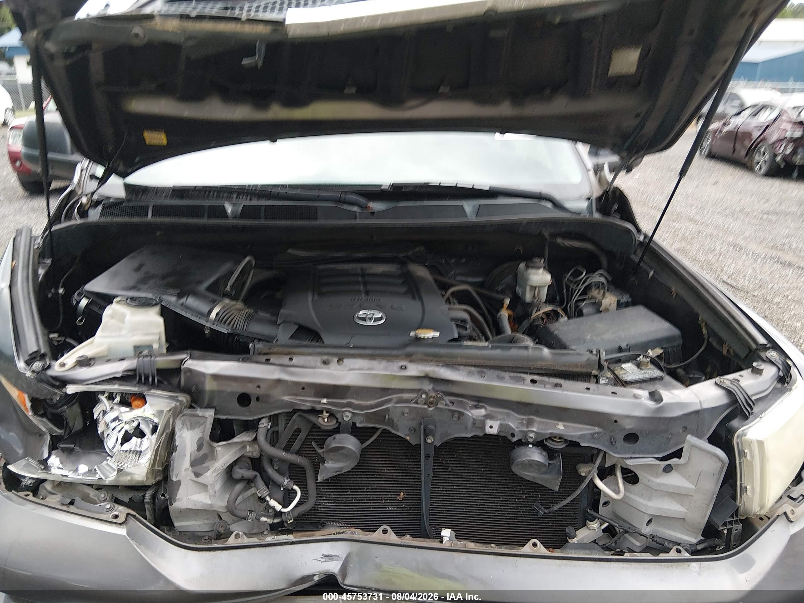 2013 Toyota Tundra Grade 5.7l V8 Gray vin: 5TFEY5F18DX141147