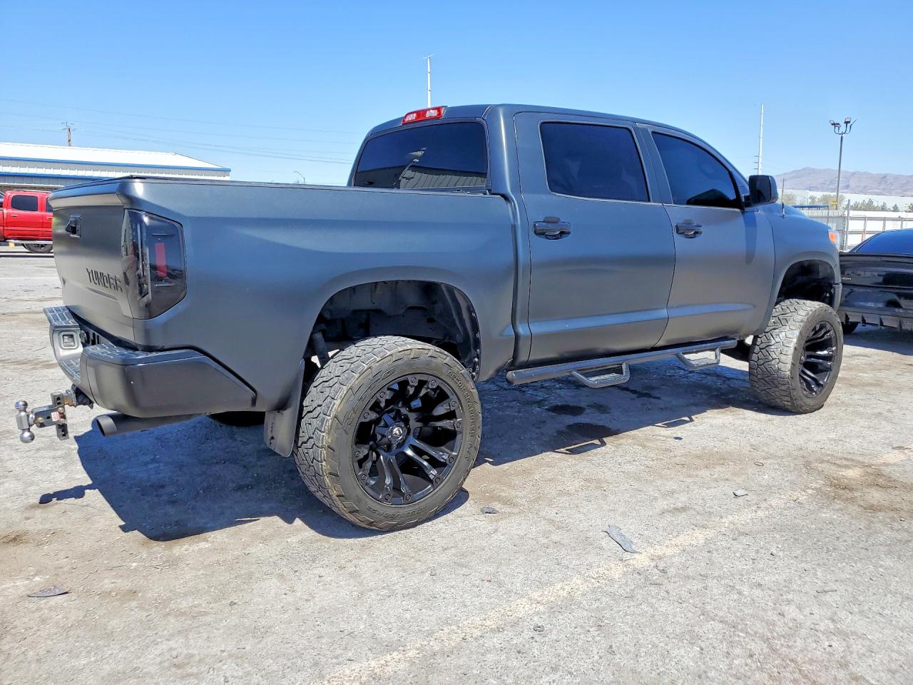 2014 Toyota Tundra Crewmax Sr5 Серый vin: 5TFEY5F18EX165658