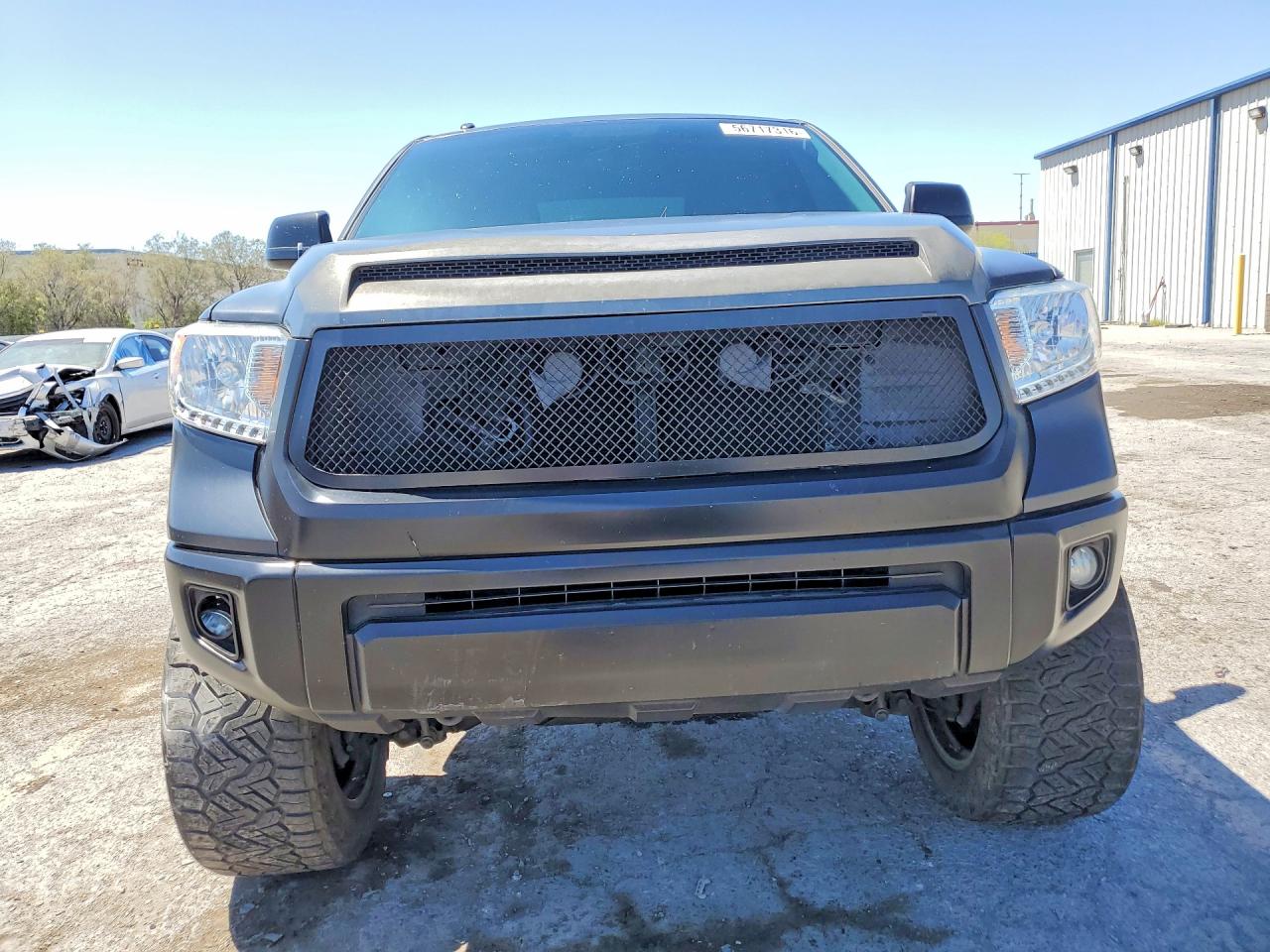2014 Toyota Tundra Crewmax Sr5 Серый vin: 5TFEY5F18EX165658