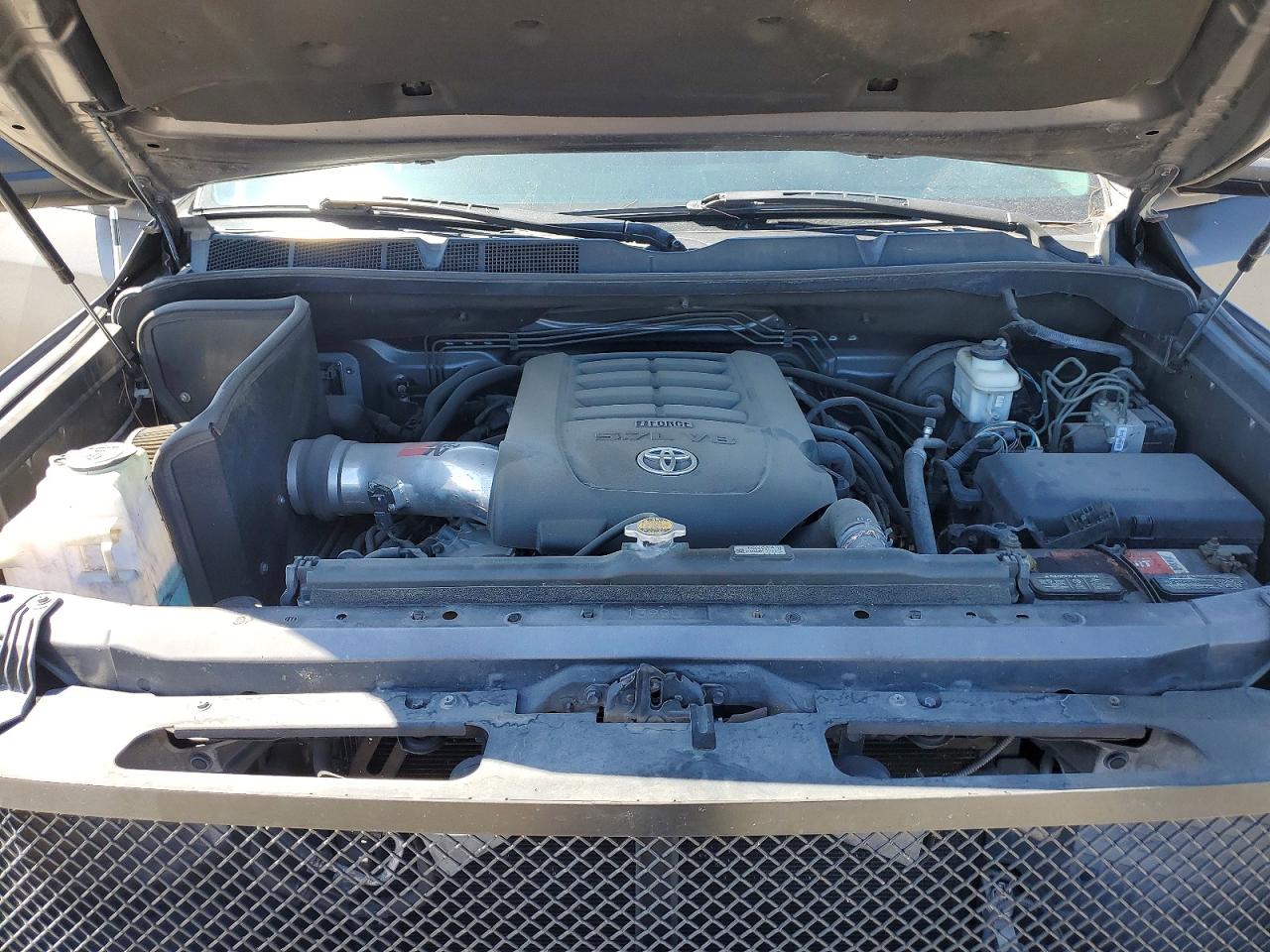 2014 Toyota Tundra Crewmax Sr5 Серый vin: 5TFEY5F18EX165658