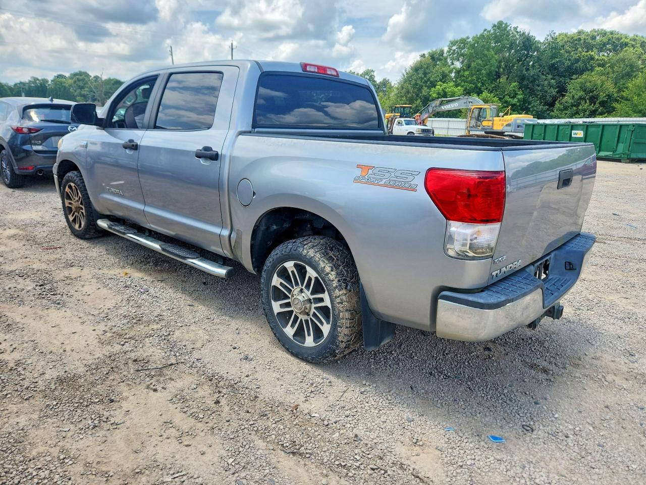 2012 Toyota Tundra Crewmax Sr5 Silver vin: 5TFEY5F19CX129720