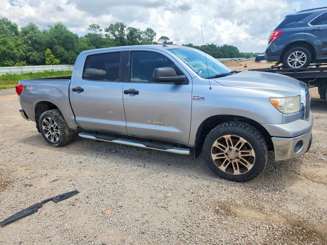 2012 Toyota Tundra Crewmax Sr5 Silver vin: 5TFEY5F19CX129720