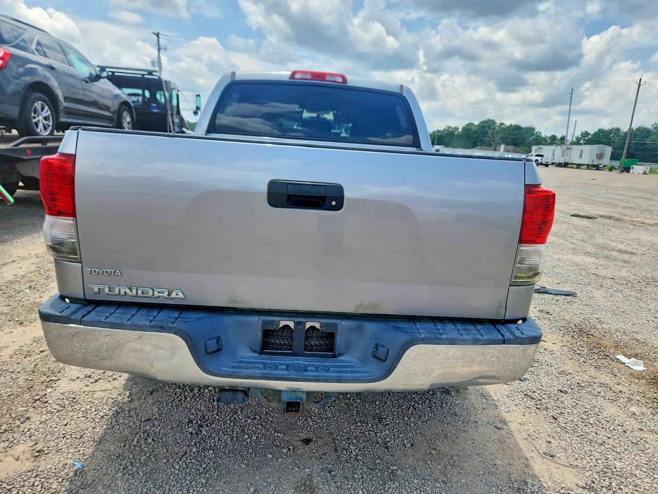 2012 Toyota Tundra Crewmax Sr5 Silver vin: 5TFEY5F19CX129720