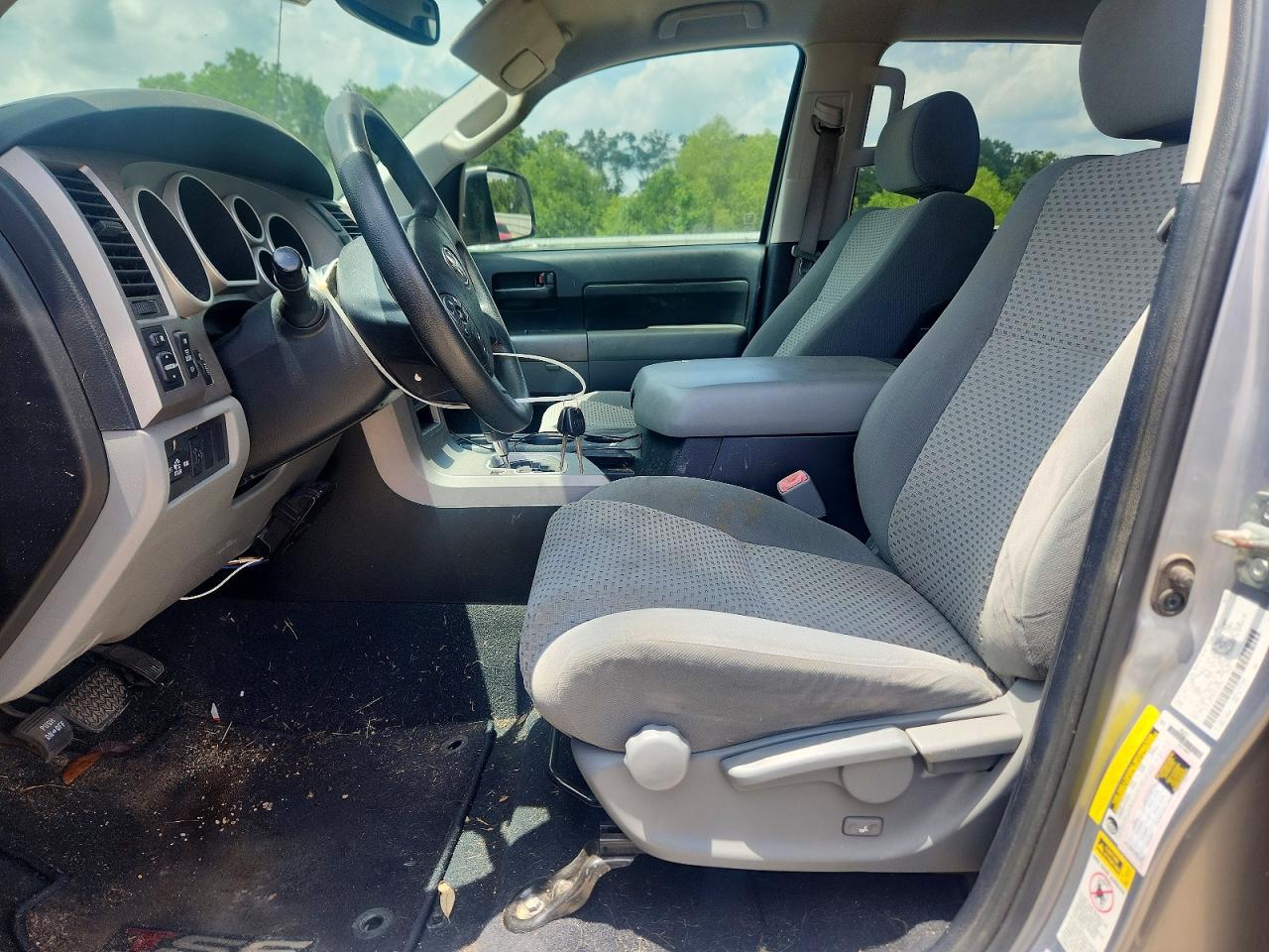 2012 Toyota Tundra Crewmax Sr5 Silver vin: 5TFEY5F19CX129720
