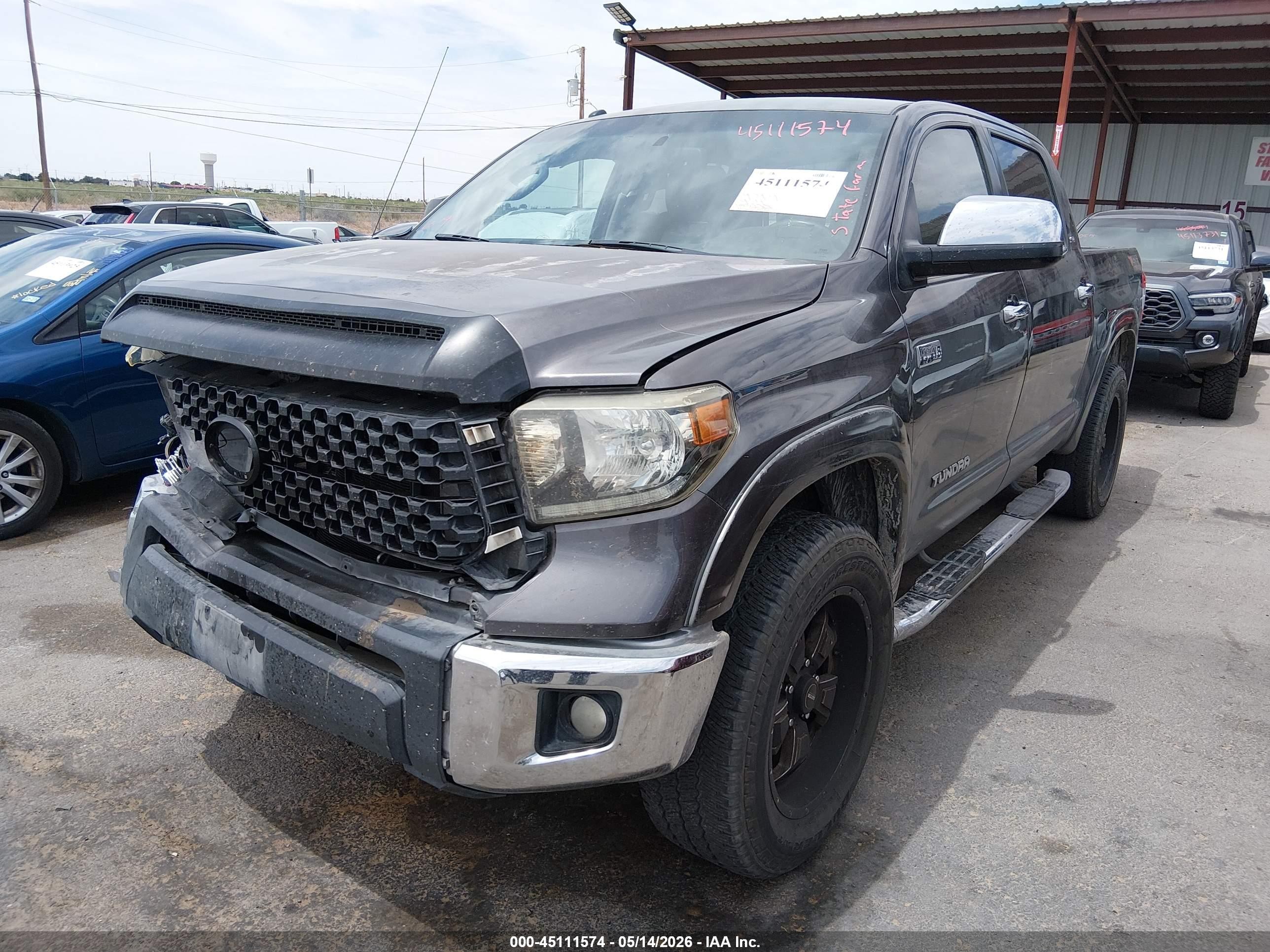 2015 Toyota Tundra Sr5 5.7l V8 Gray vin: 5TFEY5F19FX181532