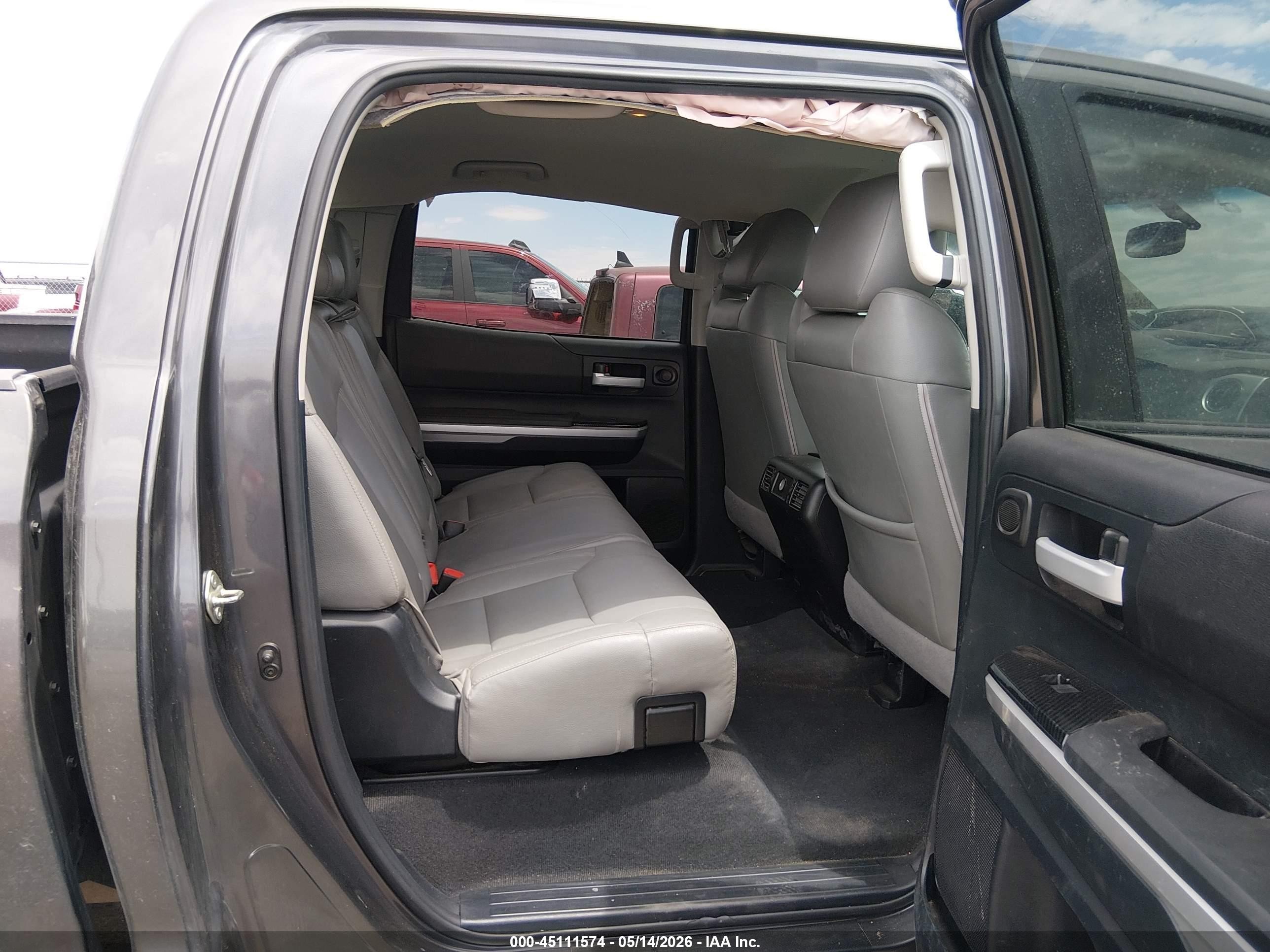 2015 Toyota Tundra Sr5 5.7l V8 Gray vin: 5TFEY5F19FX181532