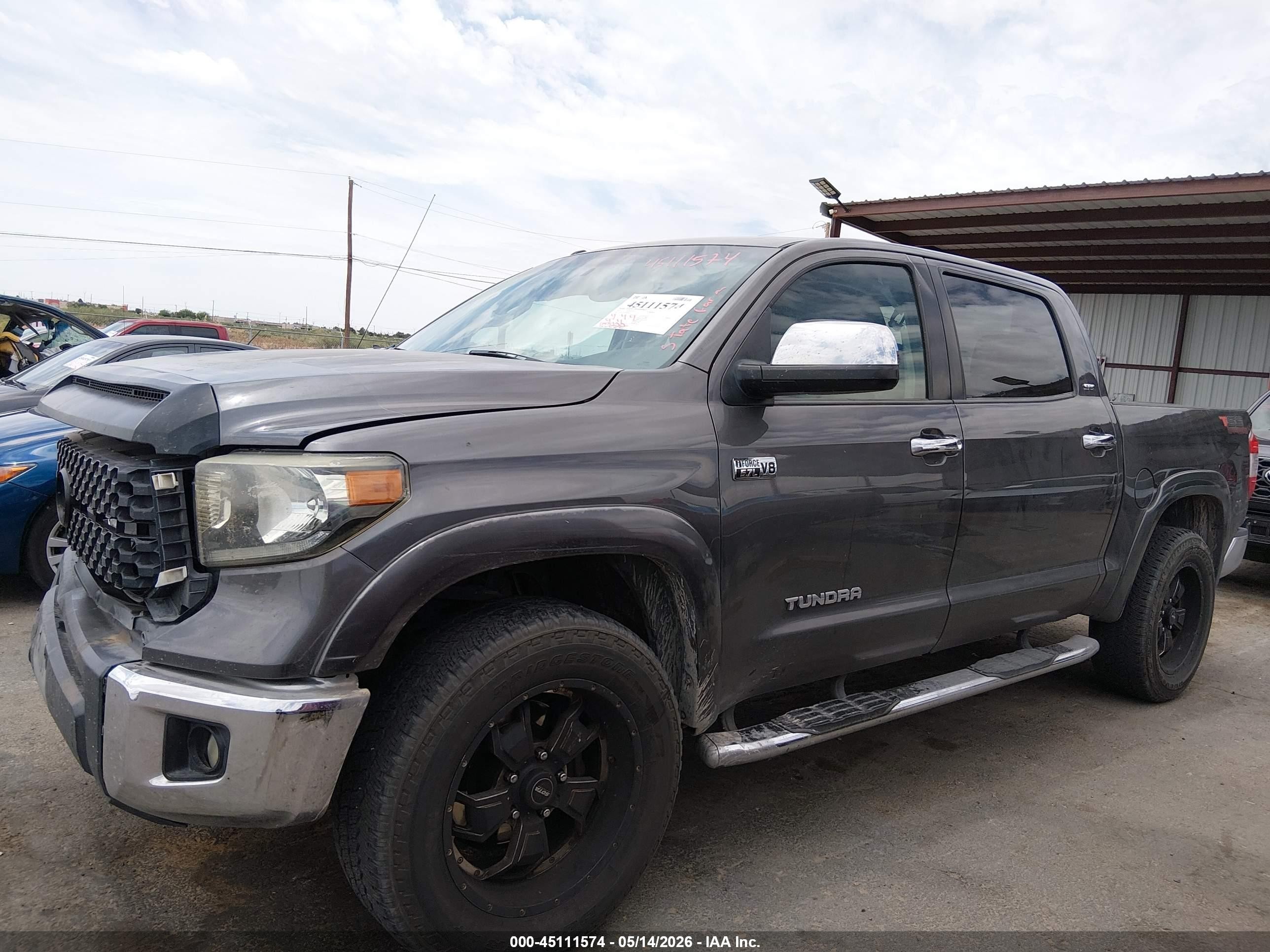 2015 Toyota Tundra Sr5 5.7l V8 Gray vin: 5TFEY5F19FX181532