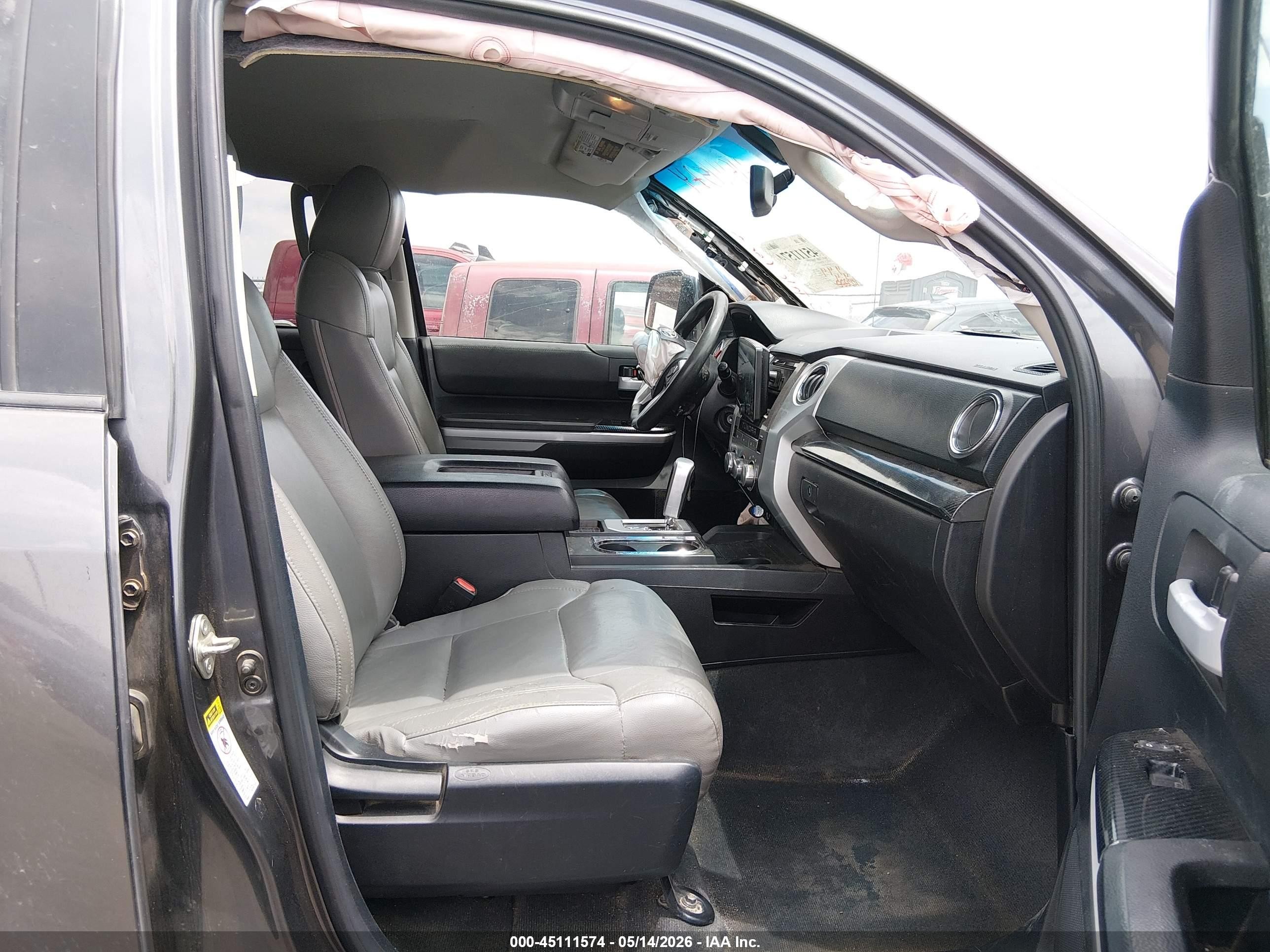 2015 Toyota Tundra Sr5 5.7l V8 Gray vin: 5TFEY5F19FX181532