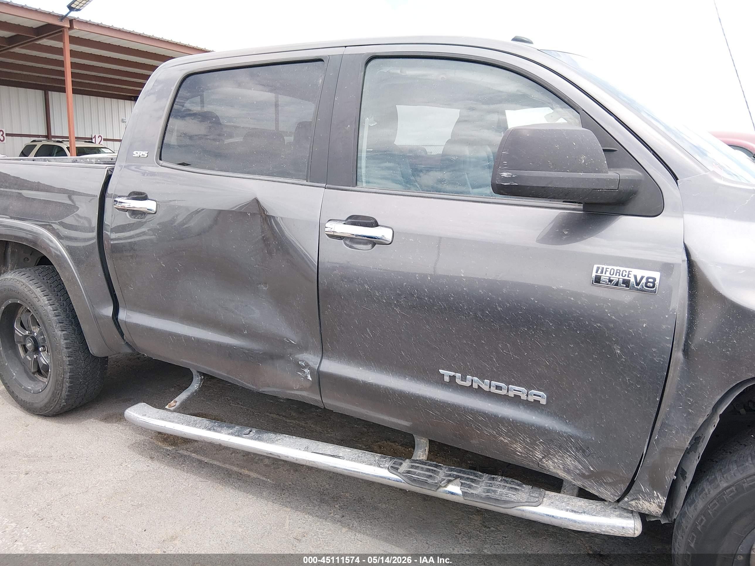 2015 Toyota Tundra Sr5 5.7l V8 Gray vin: 5TFEY5F19FX181532