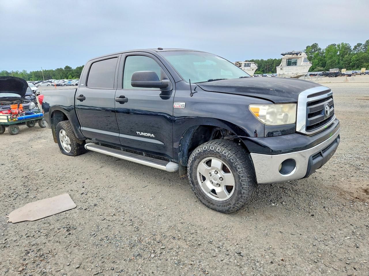 2010 Toyota Tundra Crewmax Sr5 Черный vin: 5TFEY5F1XAX077818