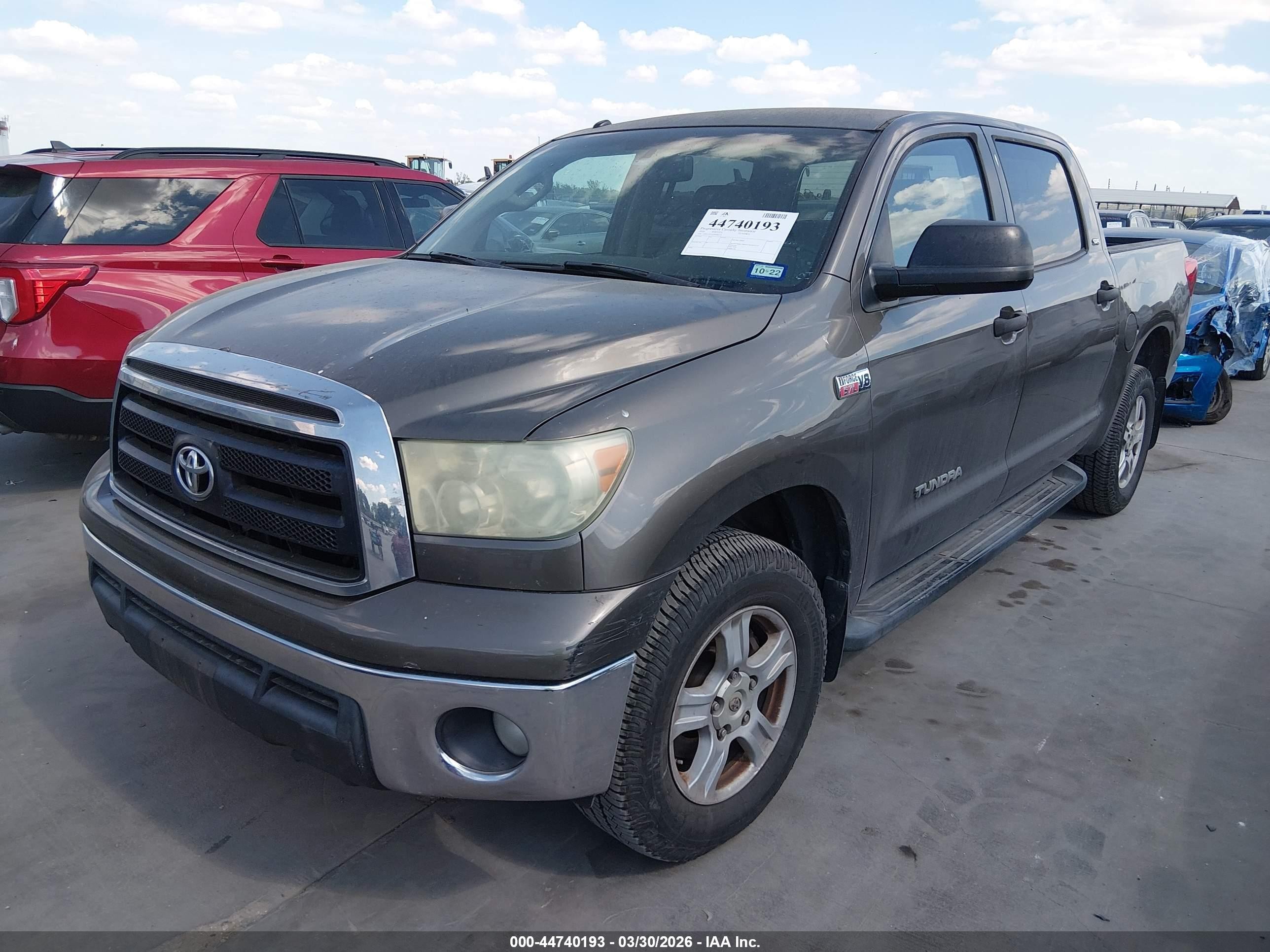 2010 Toyota Tundra Grade 5.7l V8 Brown vin: 5TFEY5F1XAX082145