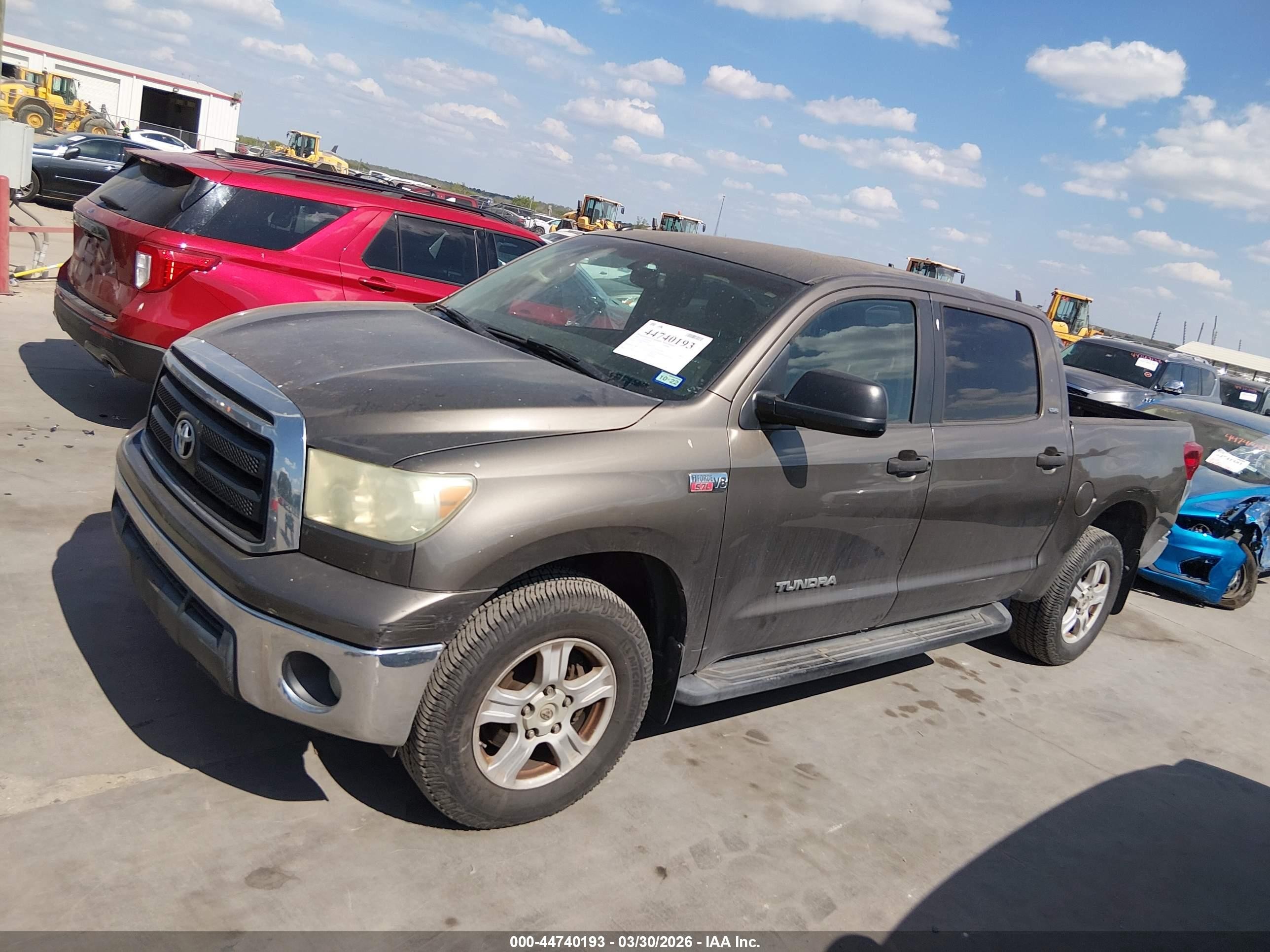 2010 Toyota Tundra Grade 5.7l V8 Brown vin: 5TFEY5F1XAX082145